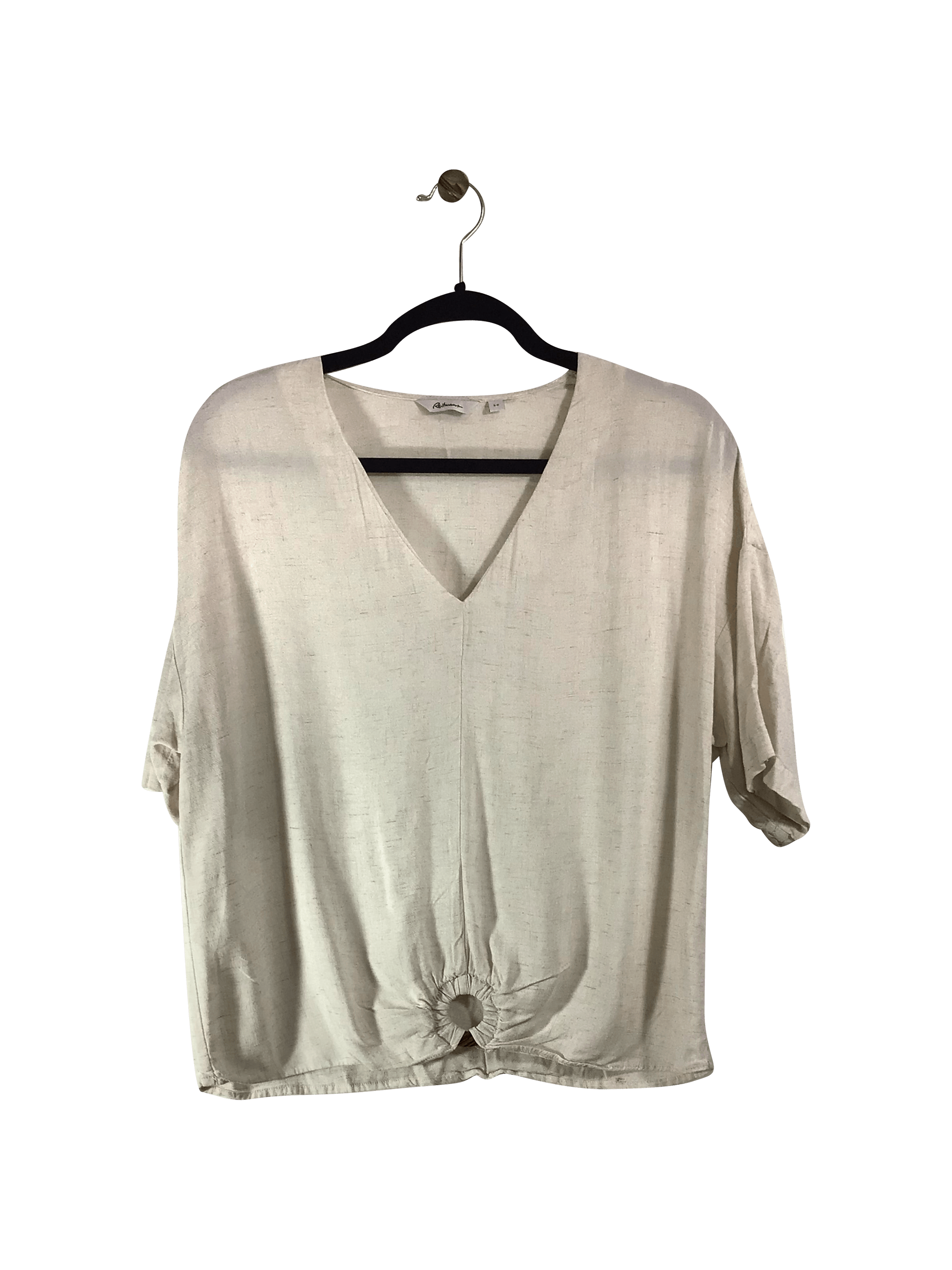 REITMANS Women's Classic Regular-Fit White Blouse - Size S