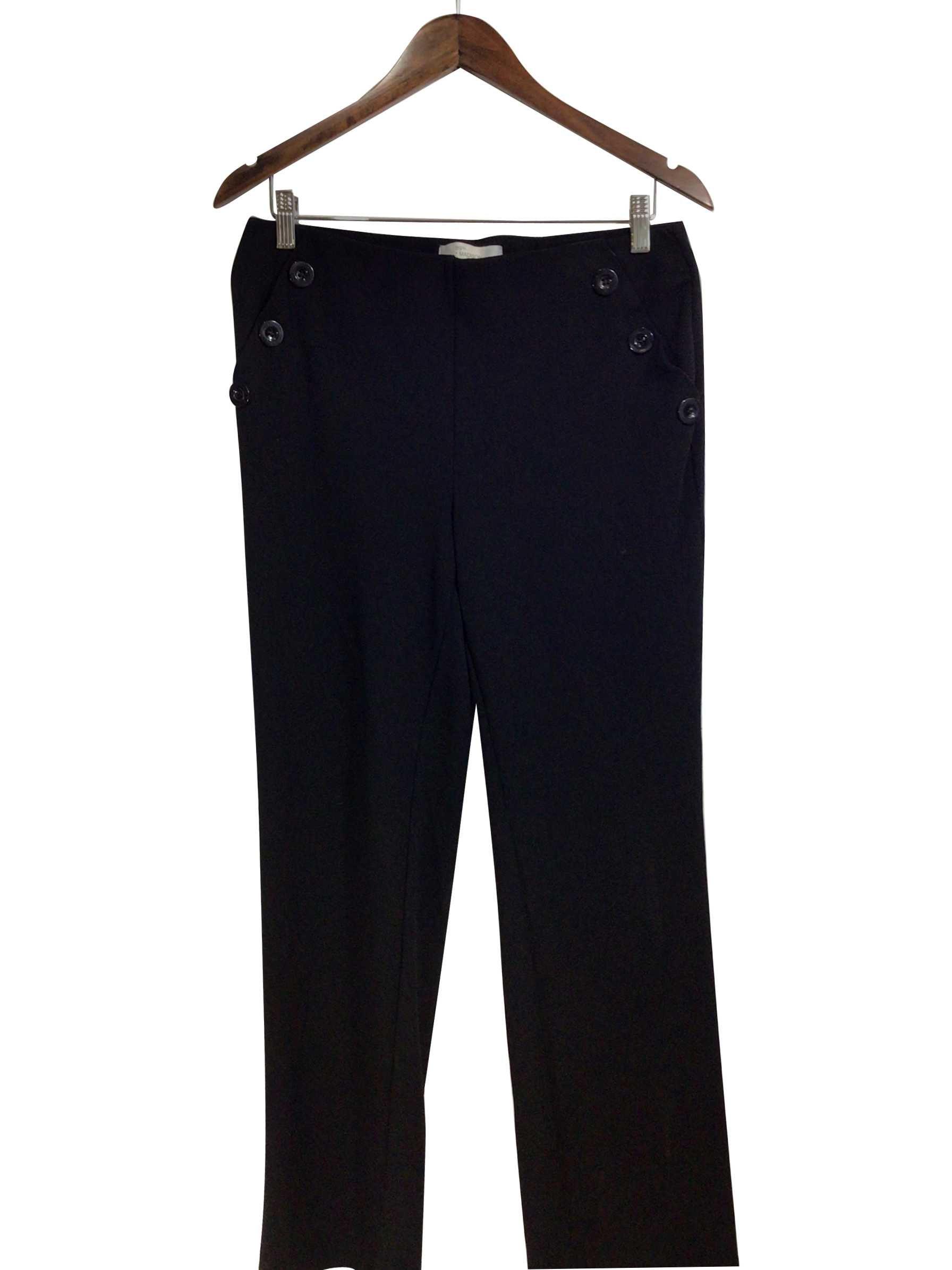 89TH & MADISON Stylish Regular Fit Black Pant - Size M