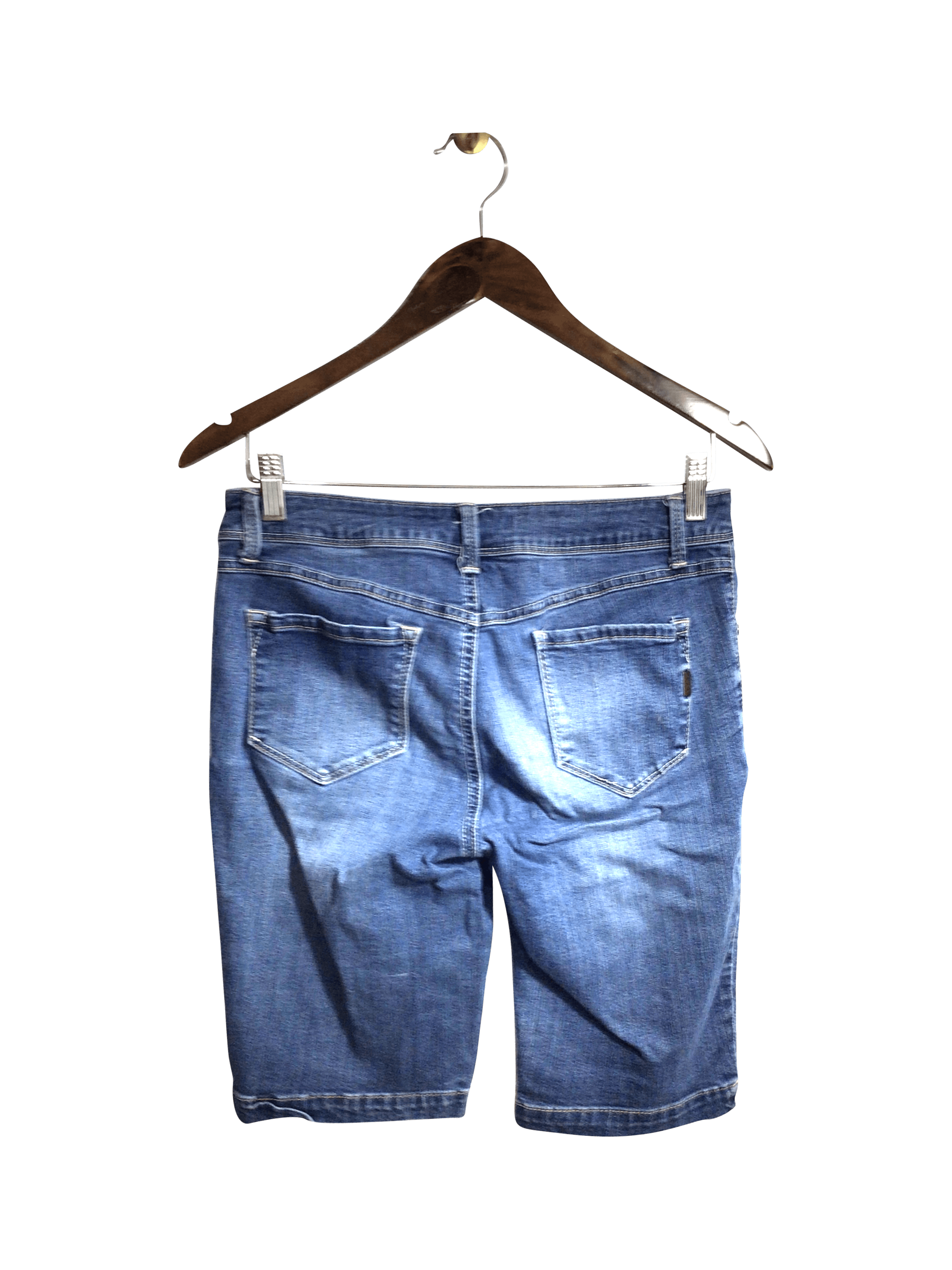 Stylish 1822 DENIM Women's Blue Regular Fit Denim Shorts - Size 6