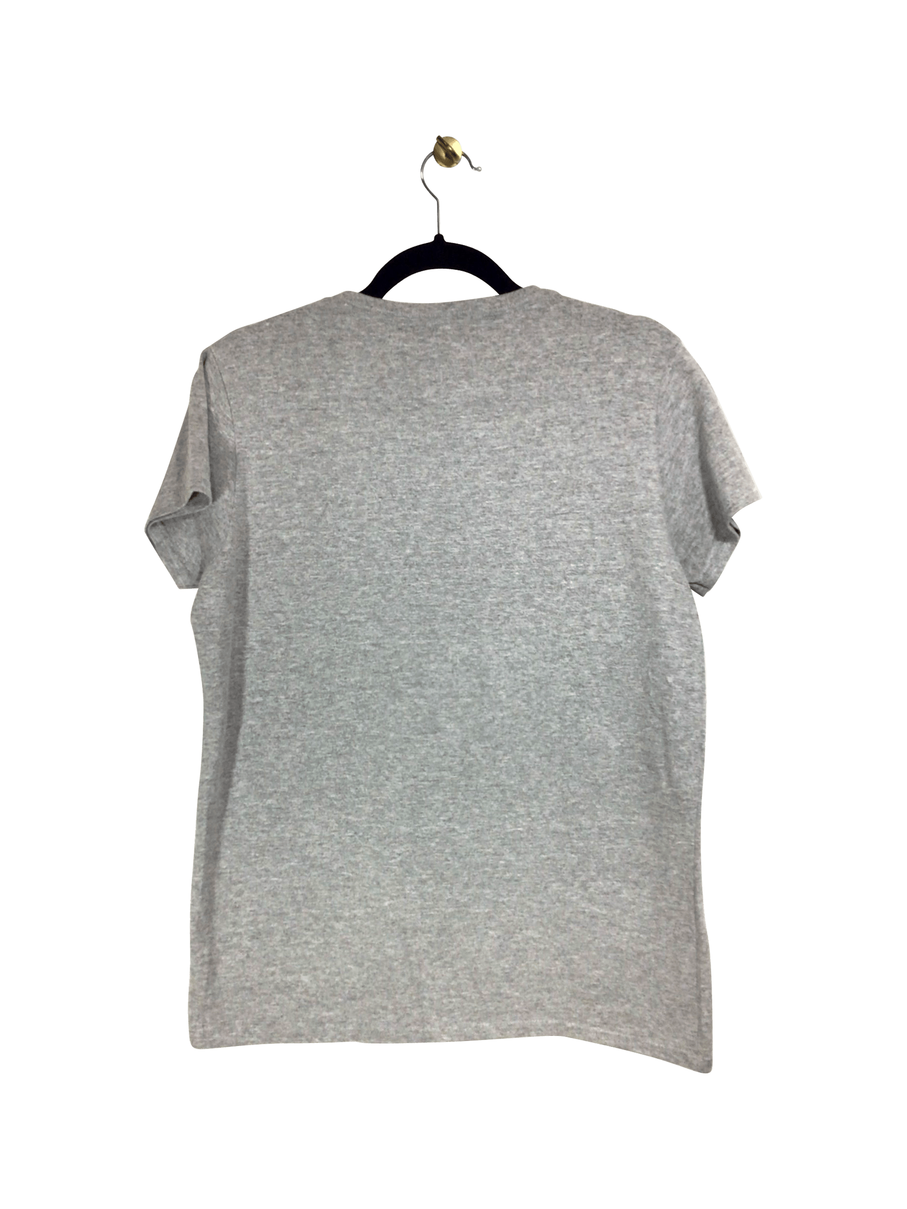 GILDAN Stylish Regular Fit Gray T-shirt - Size L