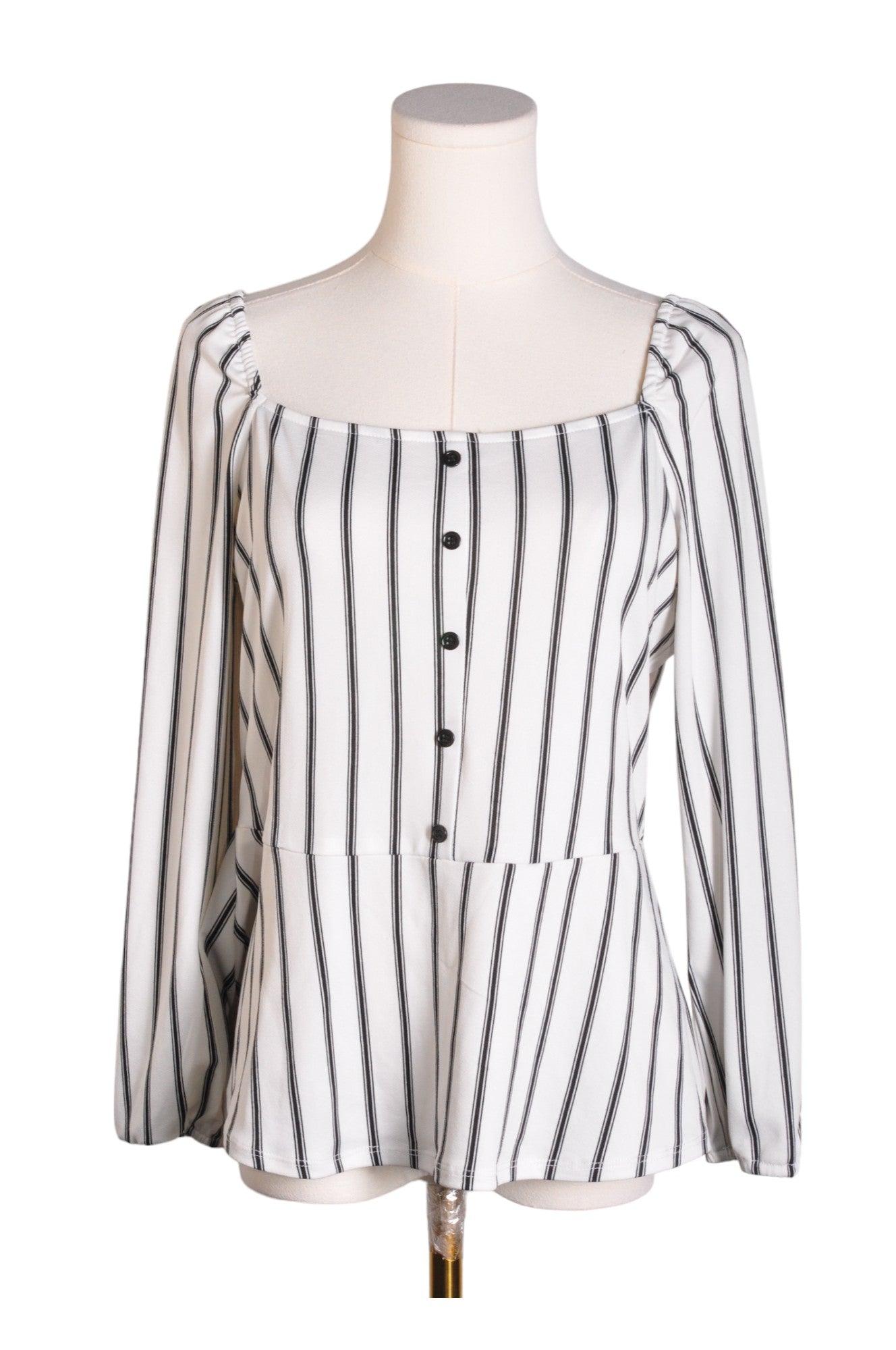 RICKI'S Stylish Women's White Regular-Fit Blouses - Size M