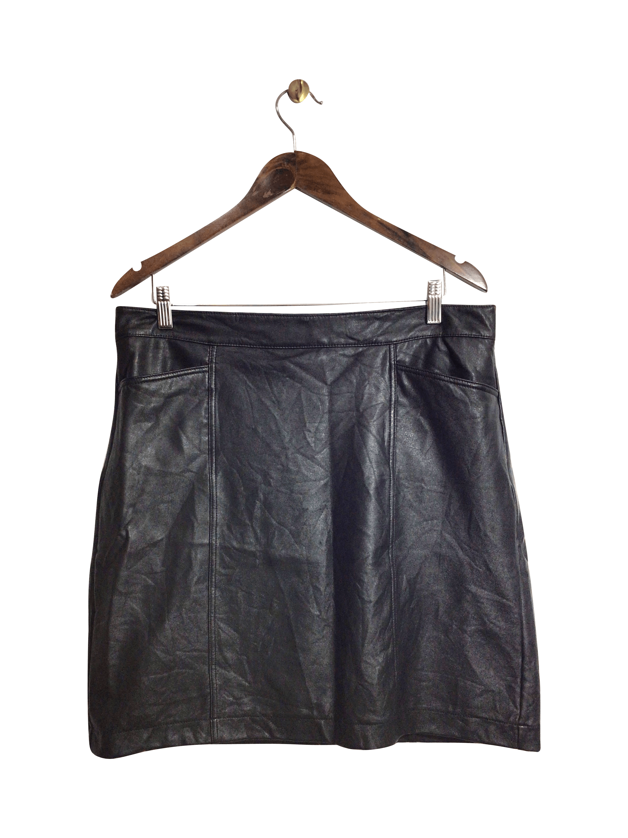 REITMANS Stylish Women's Casual Black Skirt - Size 14, Regular Fit