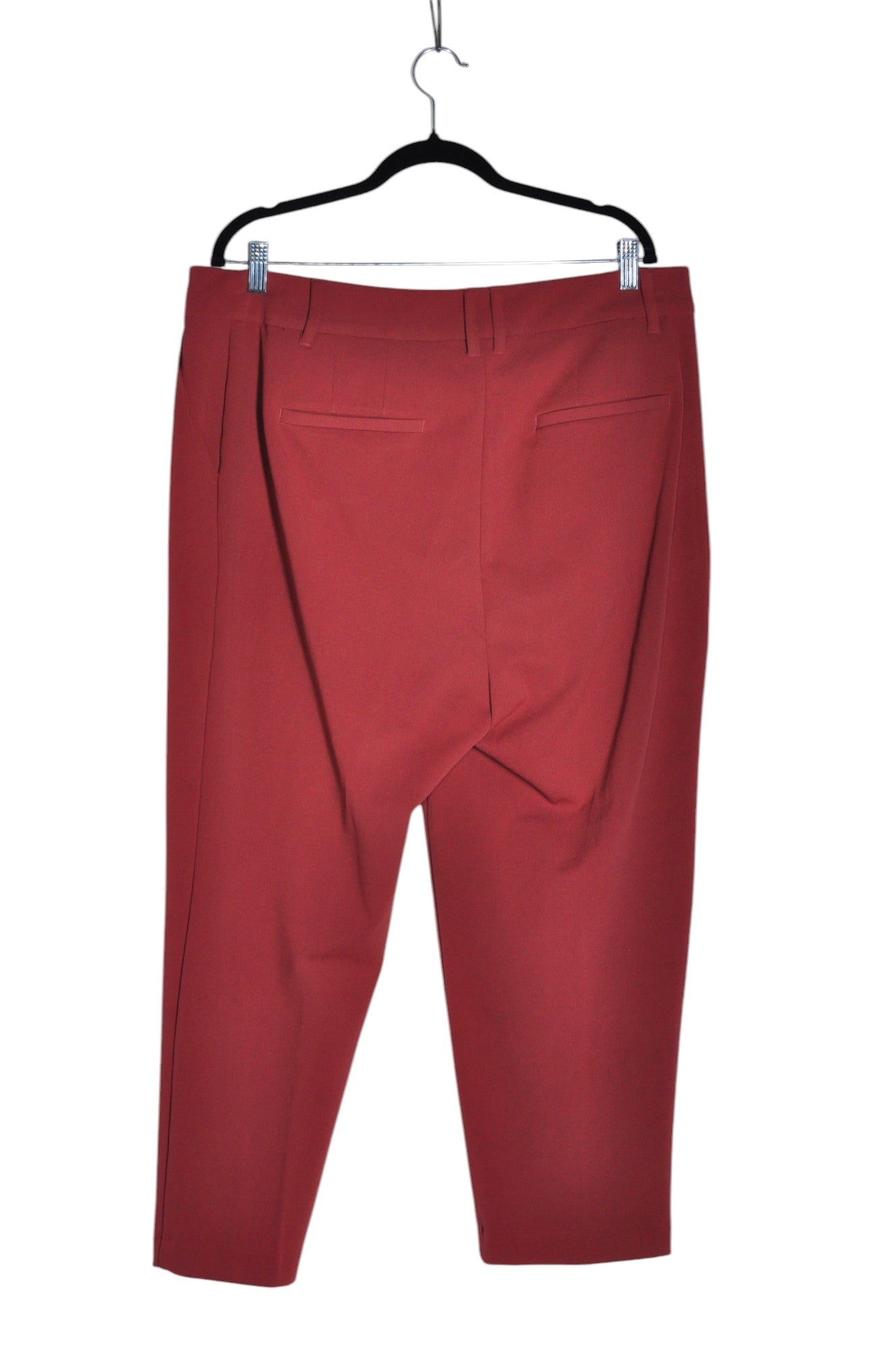 REITMANS Stylish Women's Regular Fit Red Work Pants - Size 18