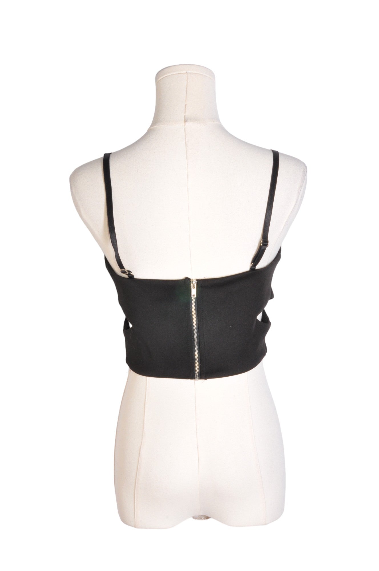 DYNAMITE Stylish Women's Black Regular Fit Crop Tops - Size M
