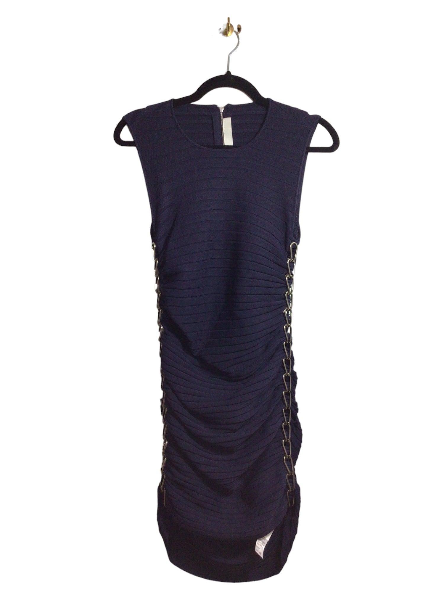 Gorgeous DION LEE Second - Hand Women's Blue Regular - Fit Bodycon Dress in Size S