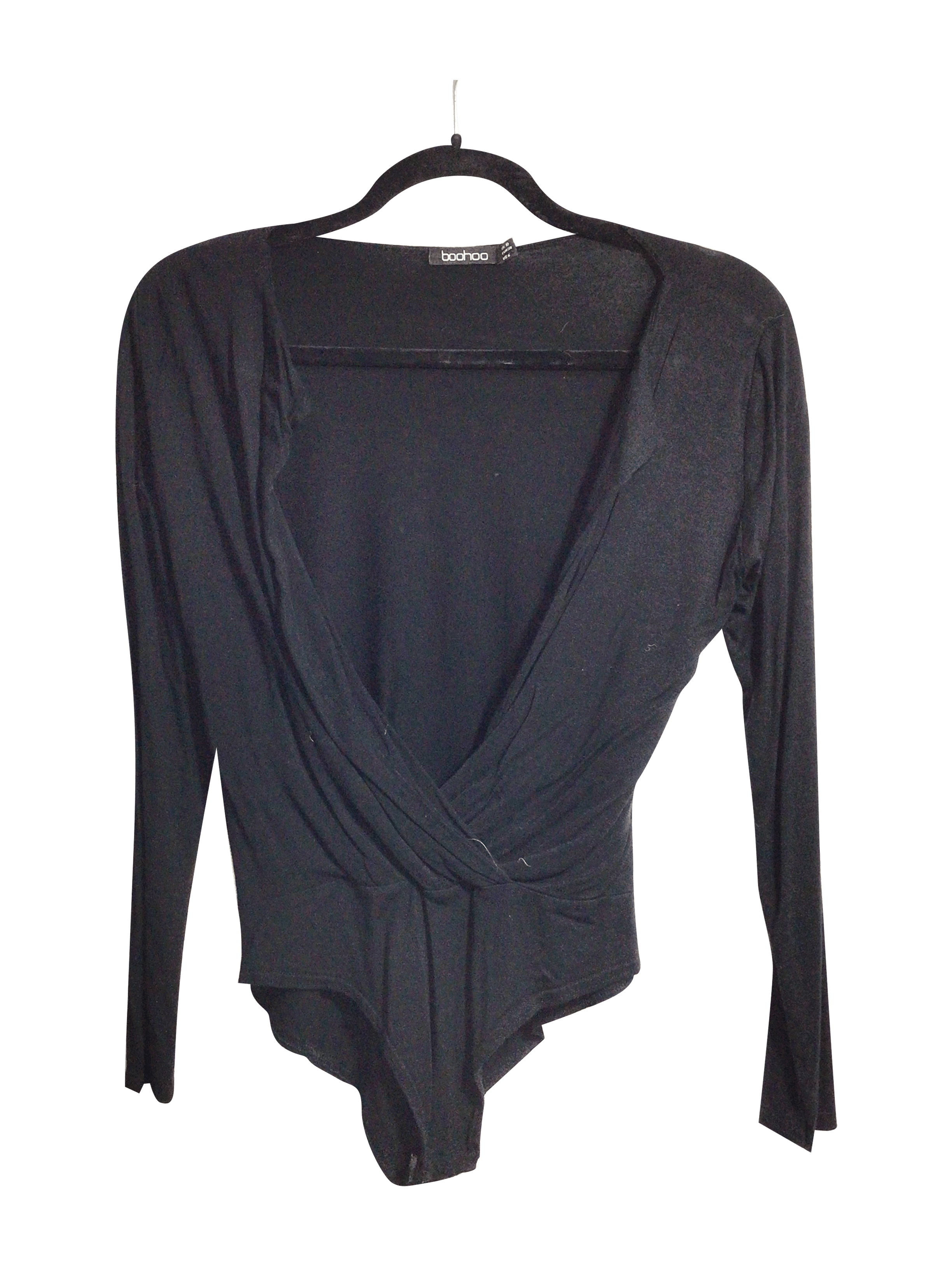 BOOHOO Second Hand Women's Regular Fit Black Bodysuit - Size 6