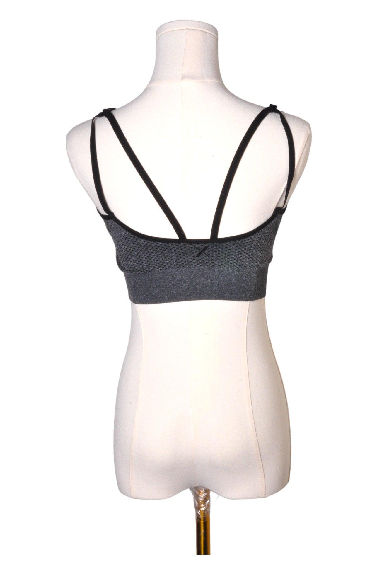 KNIX Women's Premium Activewear Gray Regular-Fit Sports Bras - Size M