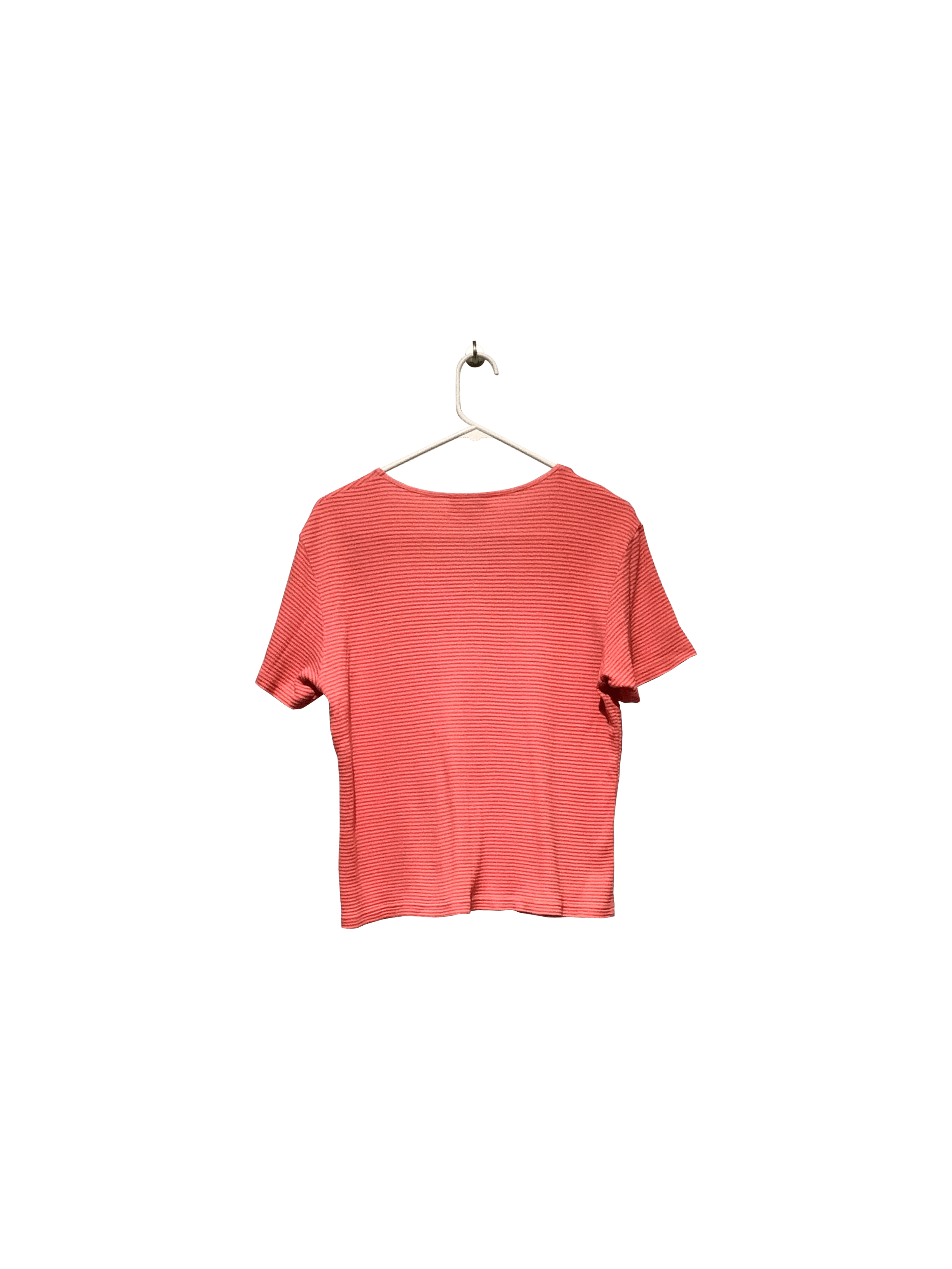Stylish Orange Short-Sleeved Top by Jennifer Moore (S)