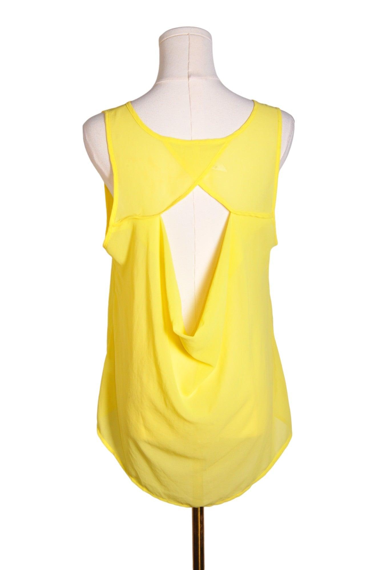 Stylish ANDREE Women's Yellow Regular-Fit Blouse - Size L