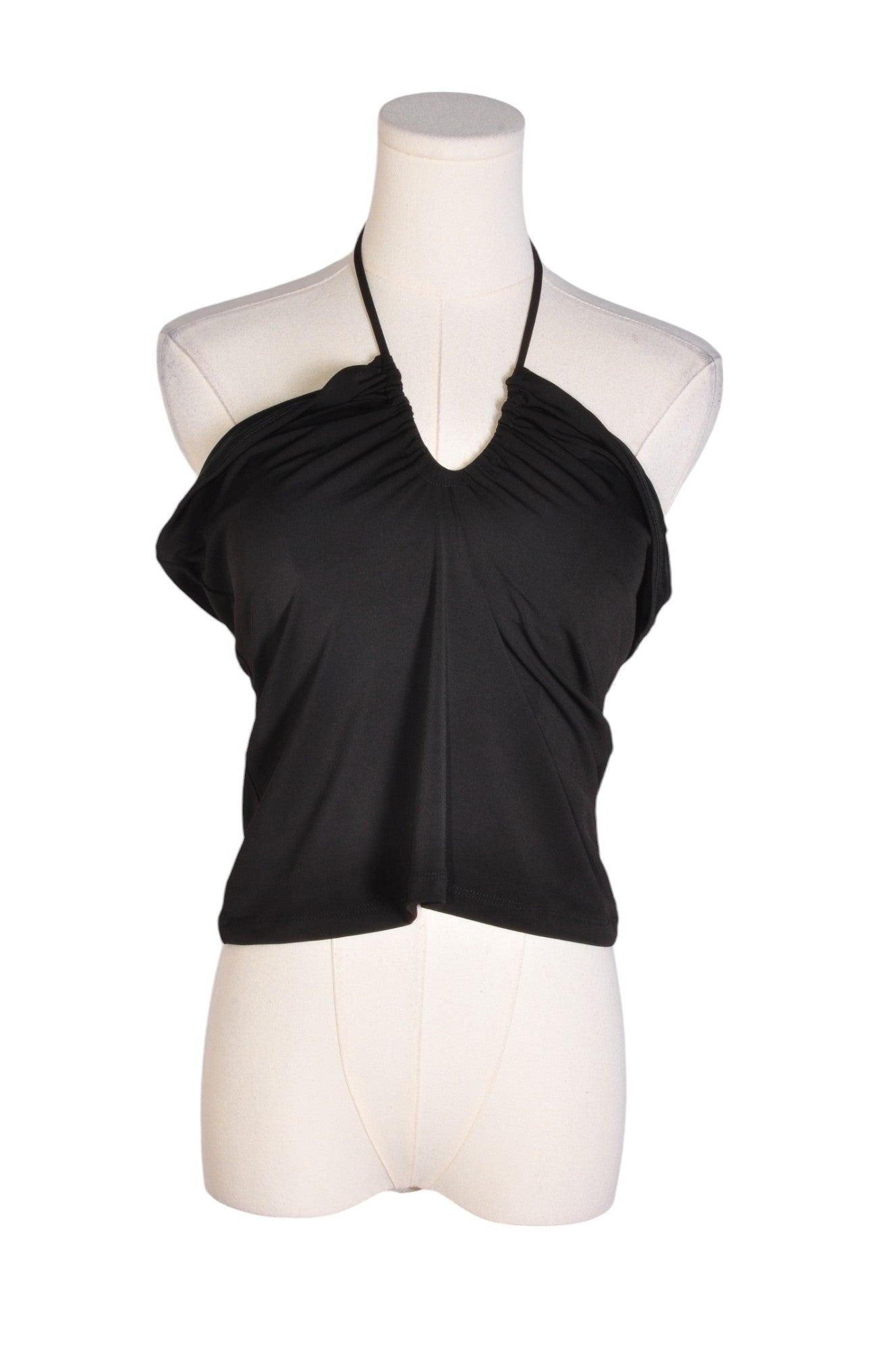 Stylish DYNAMITE Women's Black Regular Fit Halter Tops - Size L