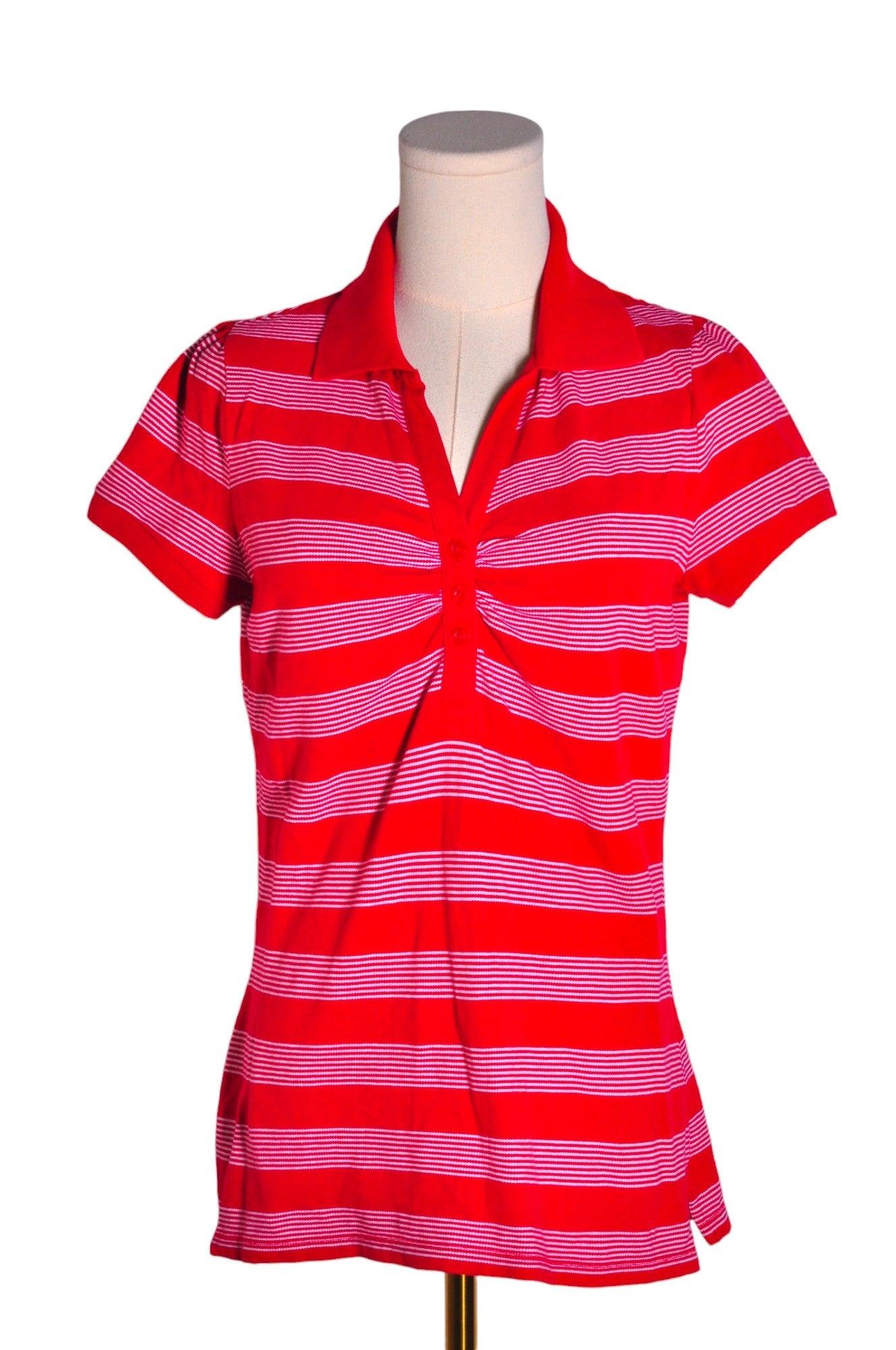 Stylish DENVER HAYES Second - Hand Women's Red Regular - Fit T - Shirt in Size S