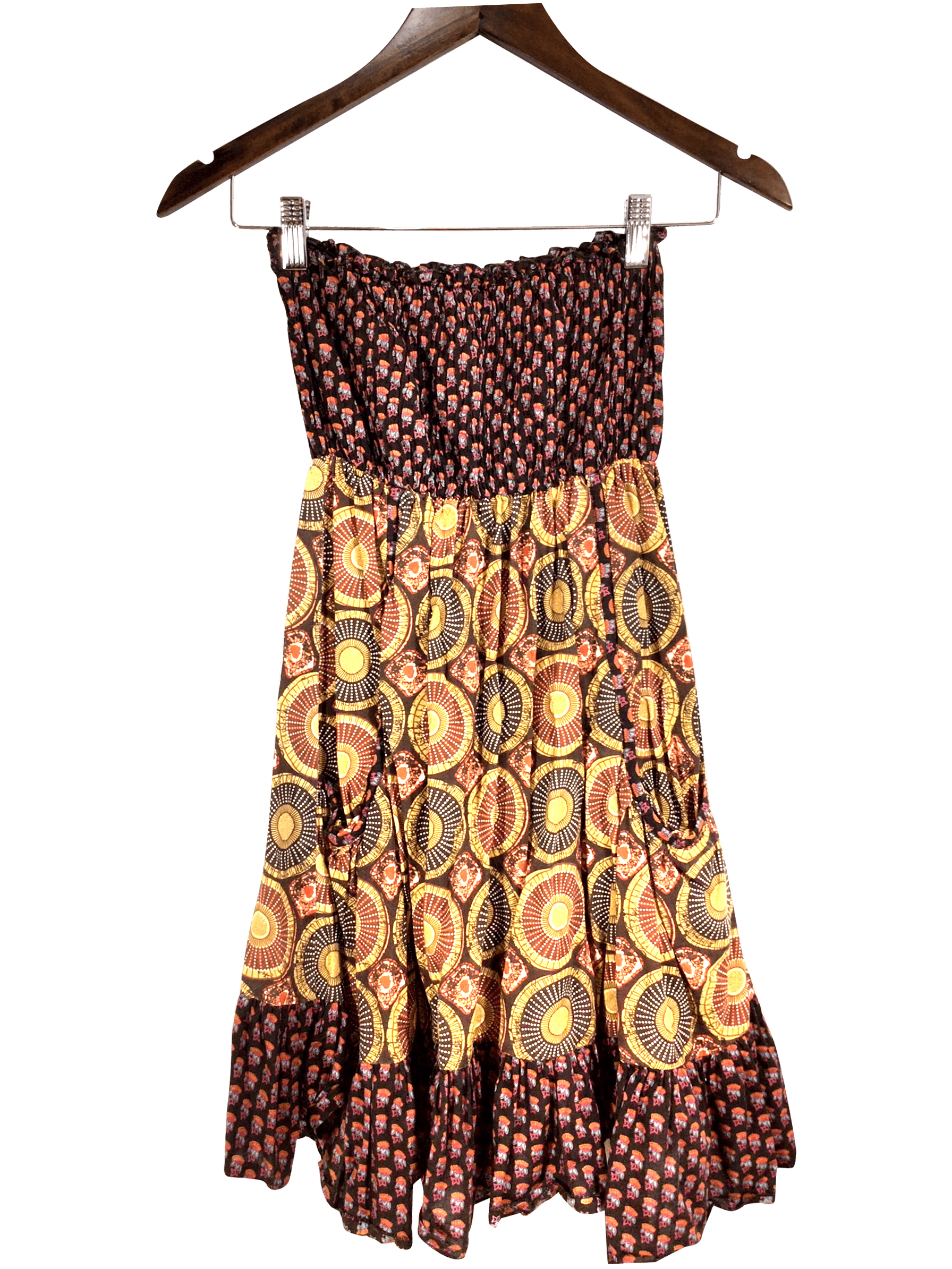 Stylish AMERICAN RAG Brown Regular Fit Shift Dress - Size S