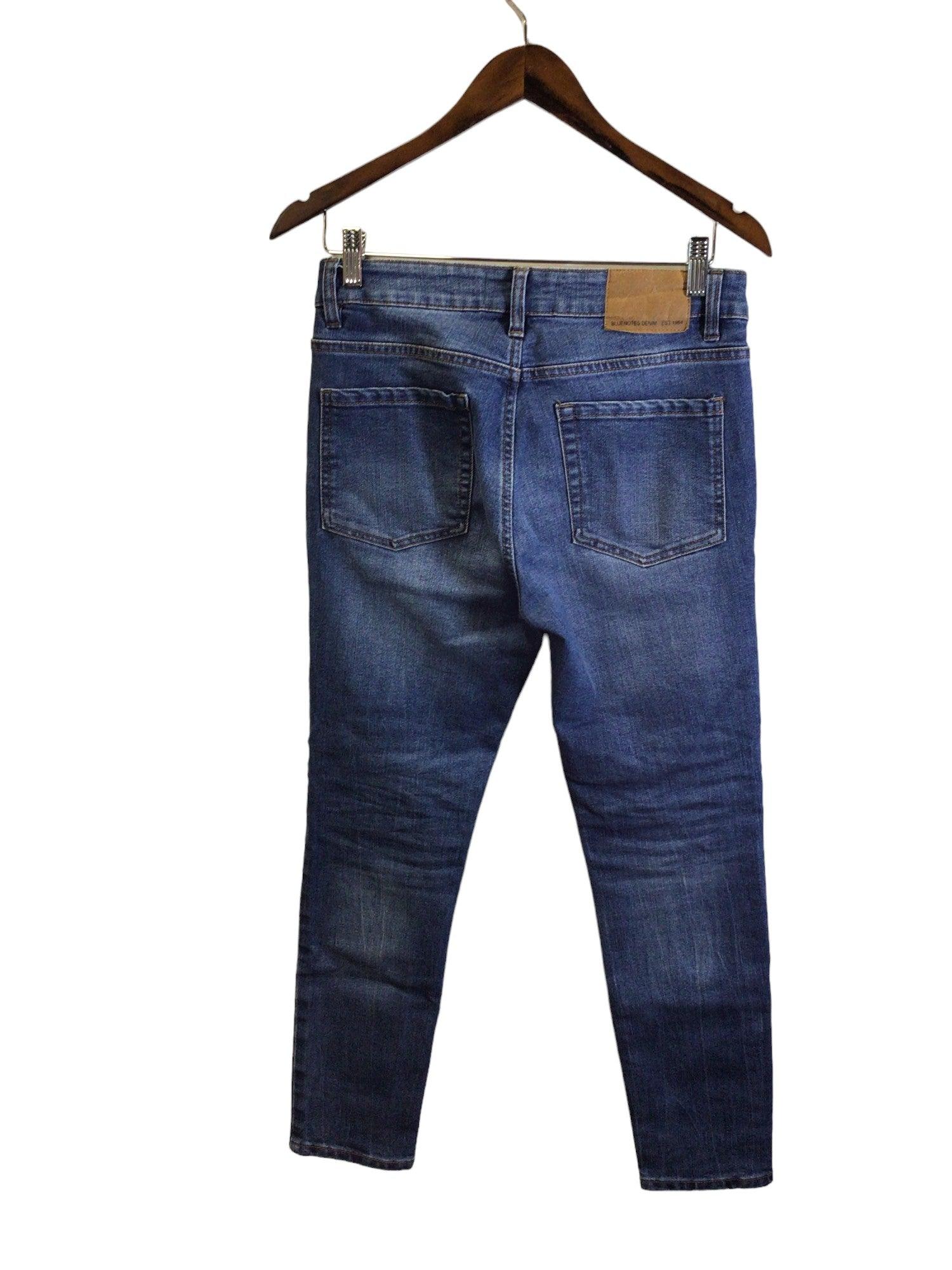 BLUENOTES Stylish Women's Blue Regular-Fit Straight-Legged Jeans - Size 28x30