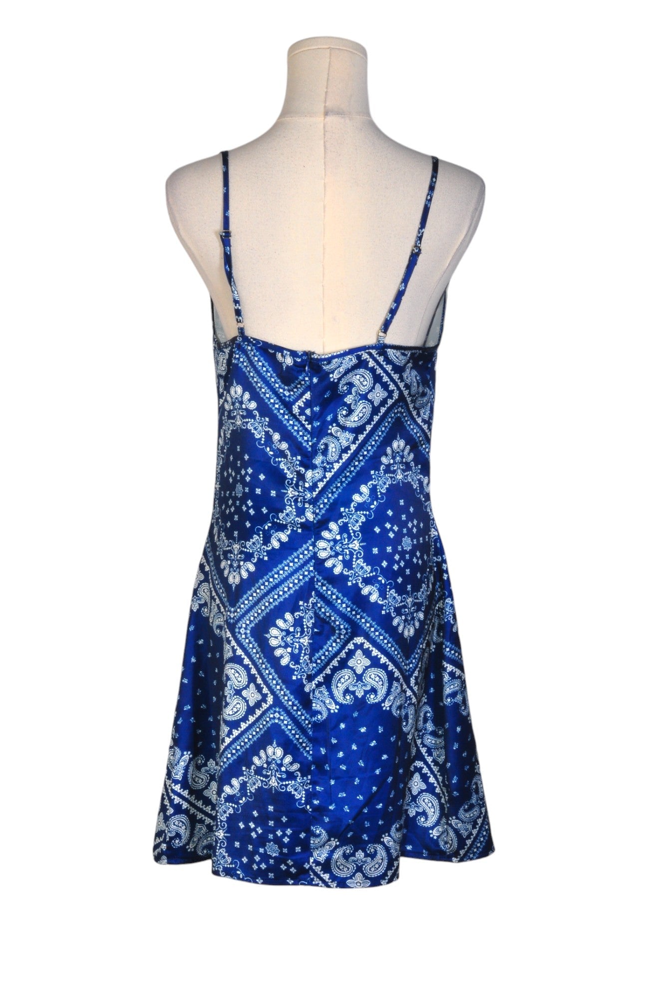 CIDER Women's Stylish Blue Regular Fit A-Line Dress - Size S