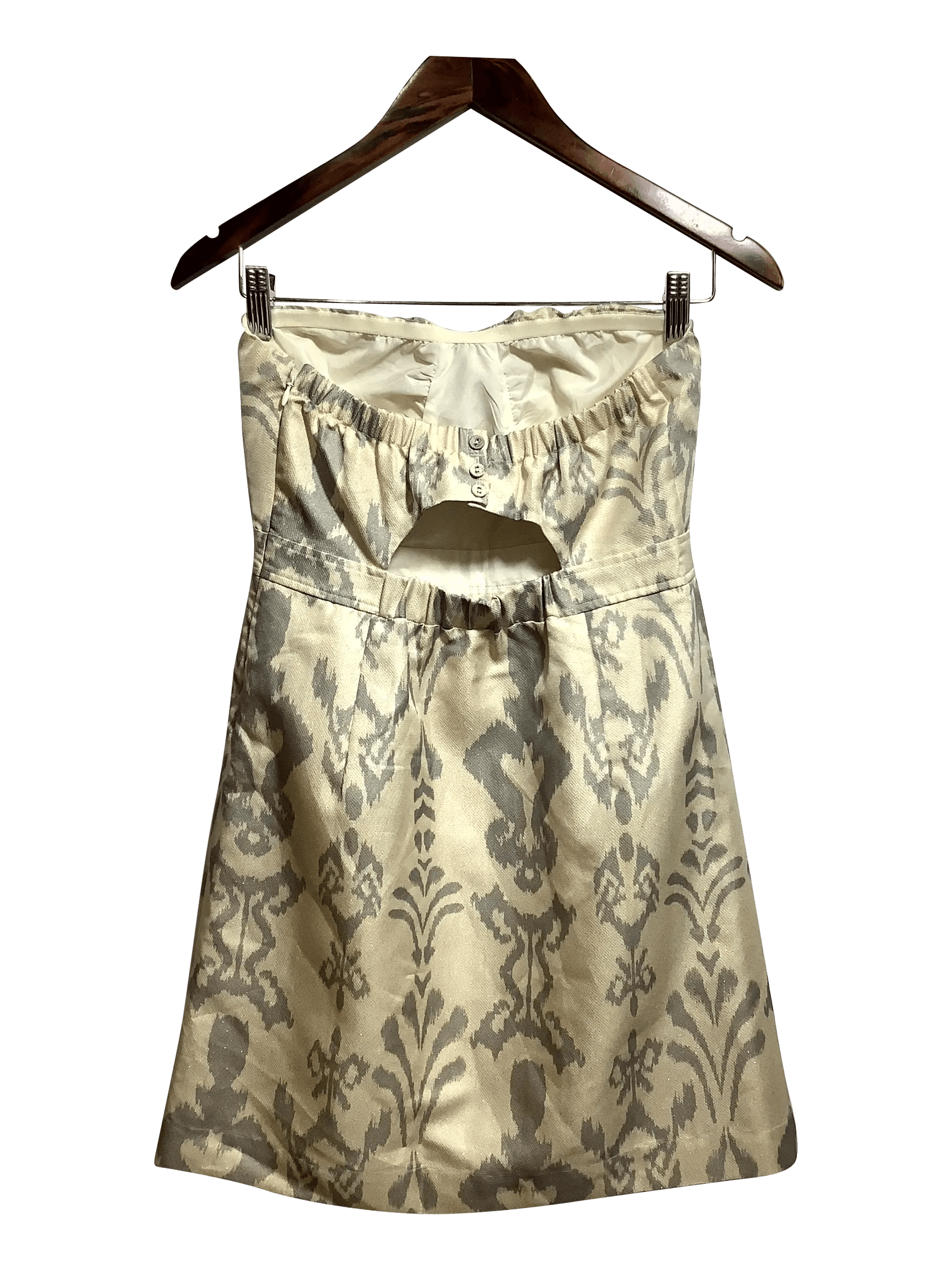 Stylish AMERICAN EAGLE Regular Fit Beige Mini Dress - Size 6