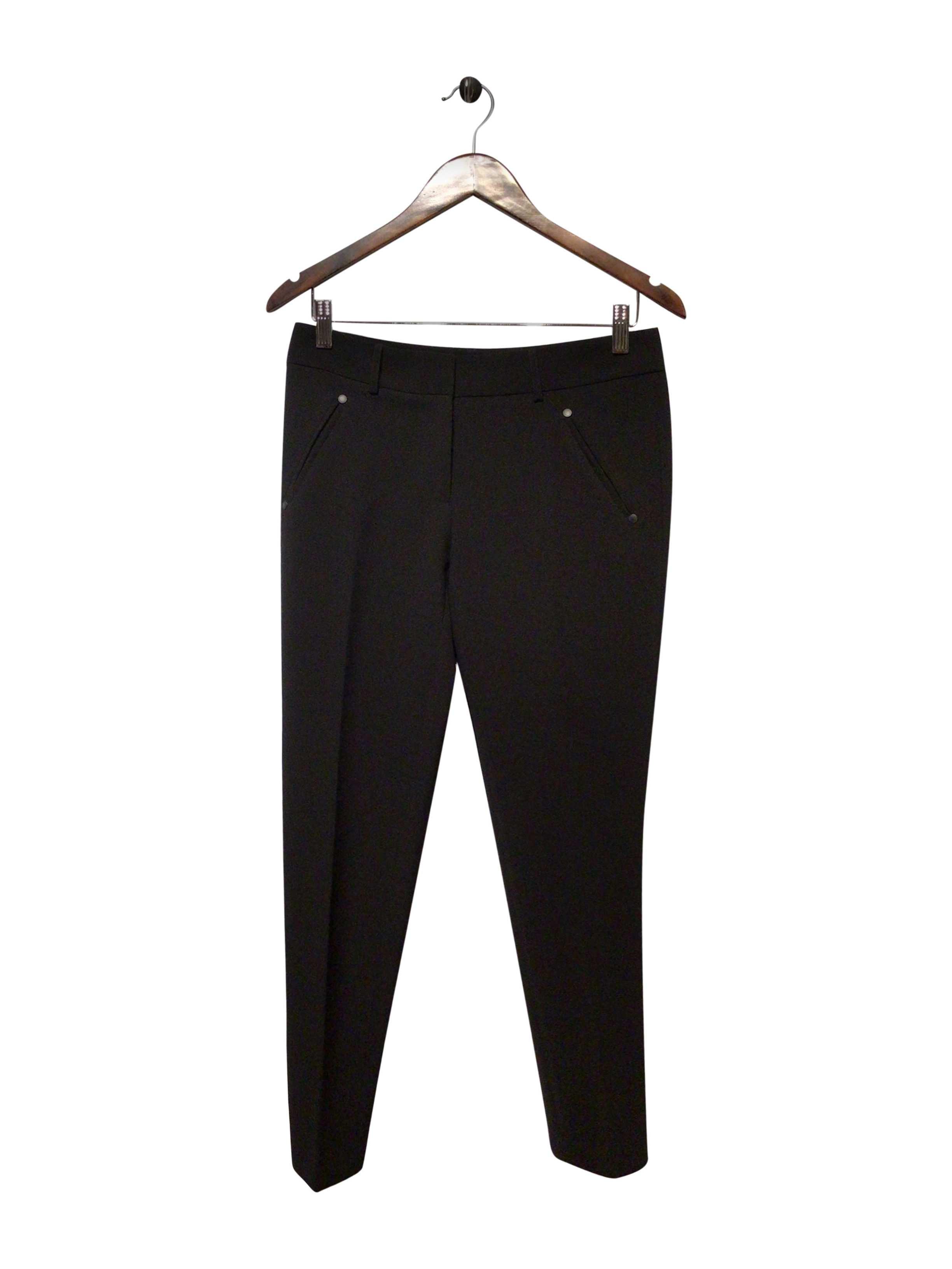 KARL LAGERFELD Stylish Regular Fit Black Pant - Size 2