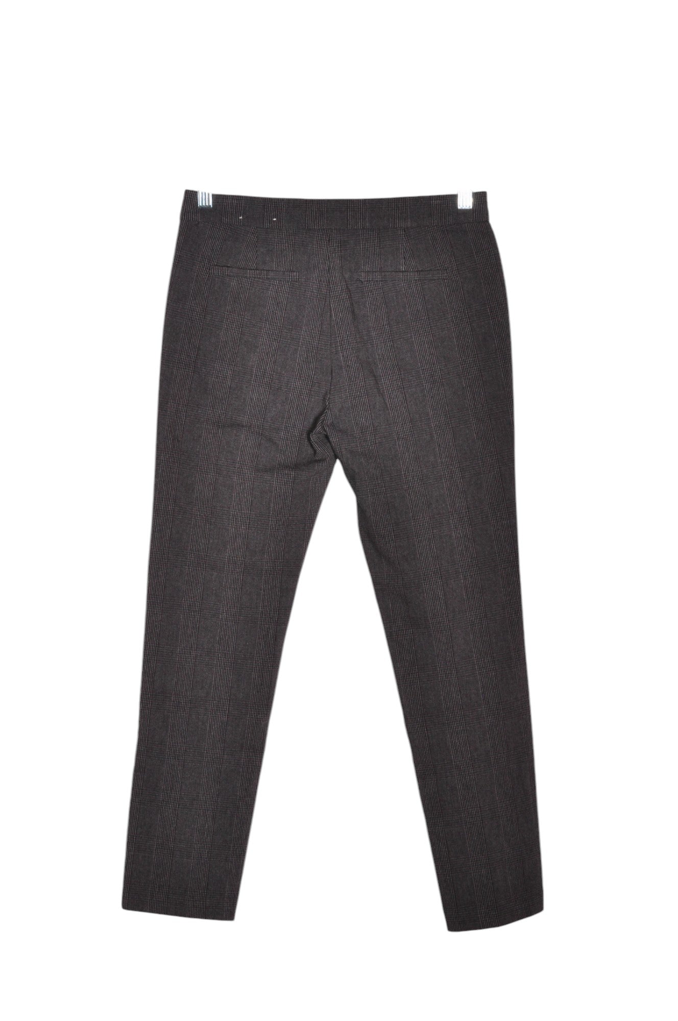 ROZ & ALI Stylish Gray Regular Fit Second - Hand Women's Work Pants Size 4