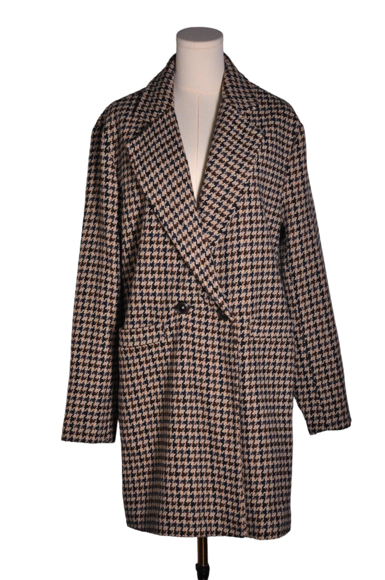 Stylish CLOTH BY DESIGN Women's Brown Regular Fit Coat - Size M