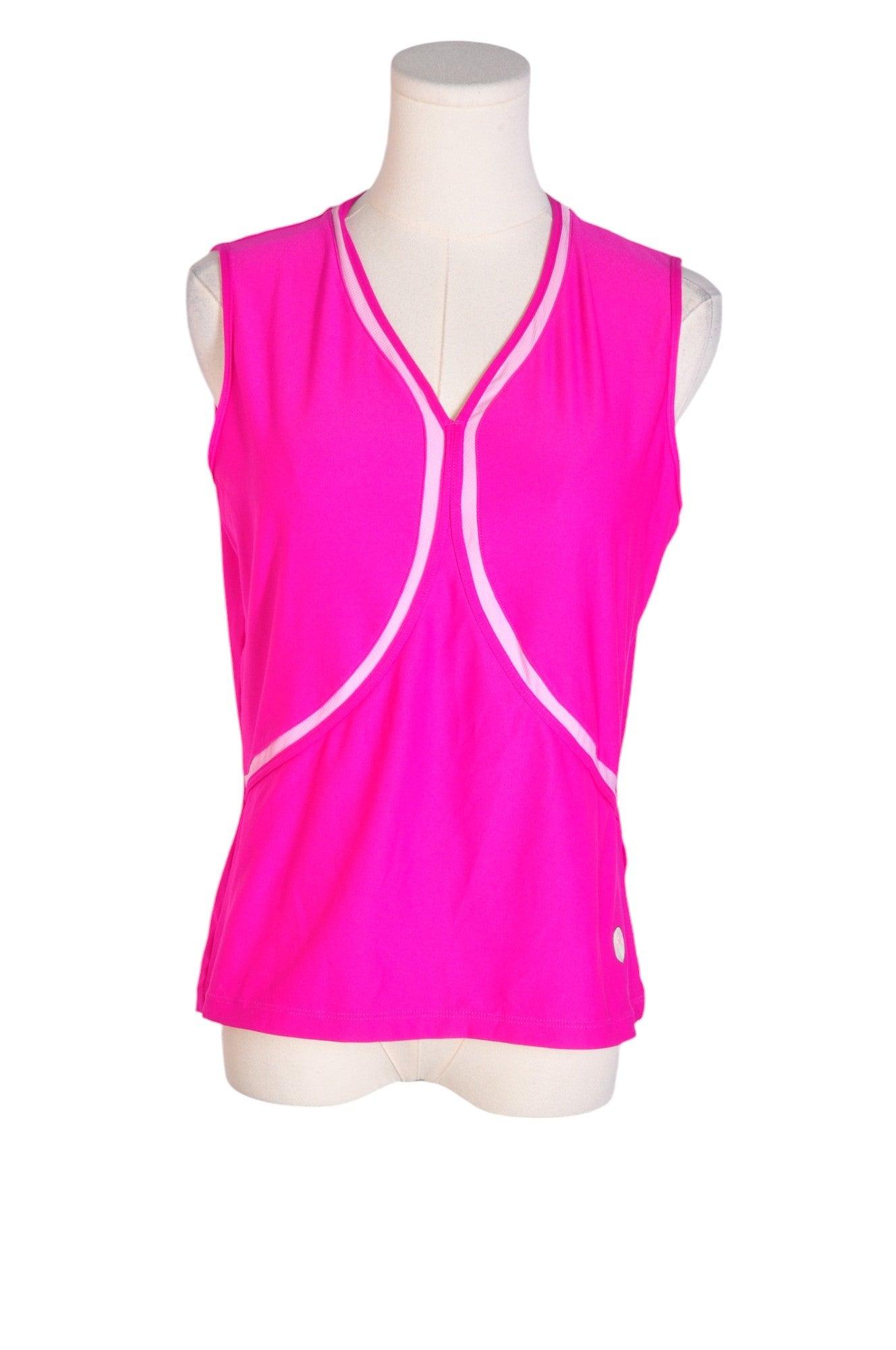 RUNNING ROOM Women's Stylish Pink Regular-Fit Activewear Tops - Size M