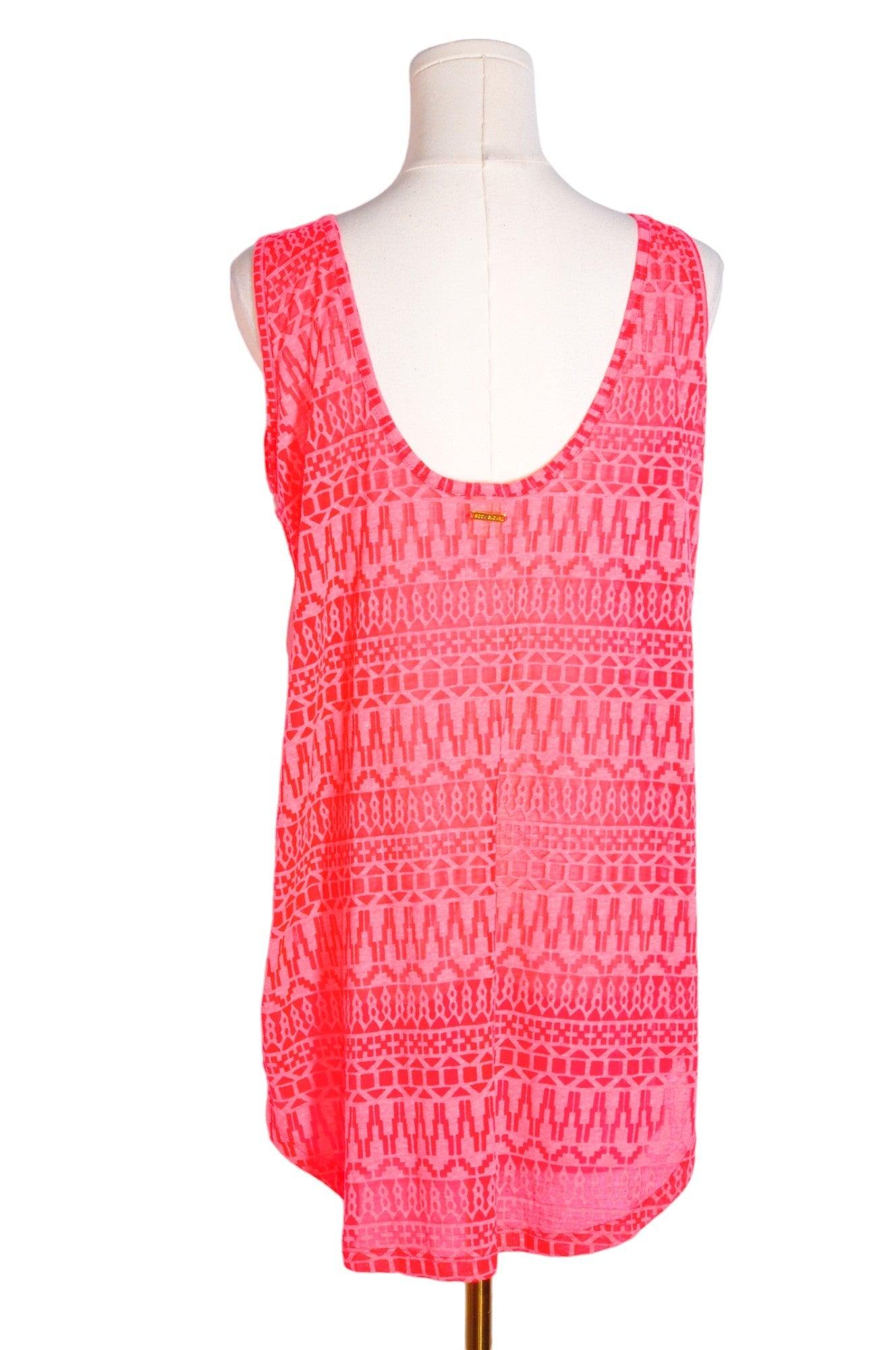 BODY GLOVE Stylish Pink Women's Regular Fit Shirt Dress - Size XL