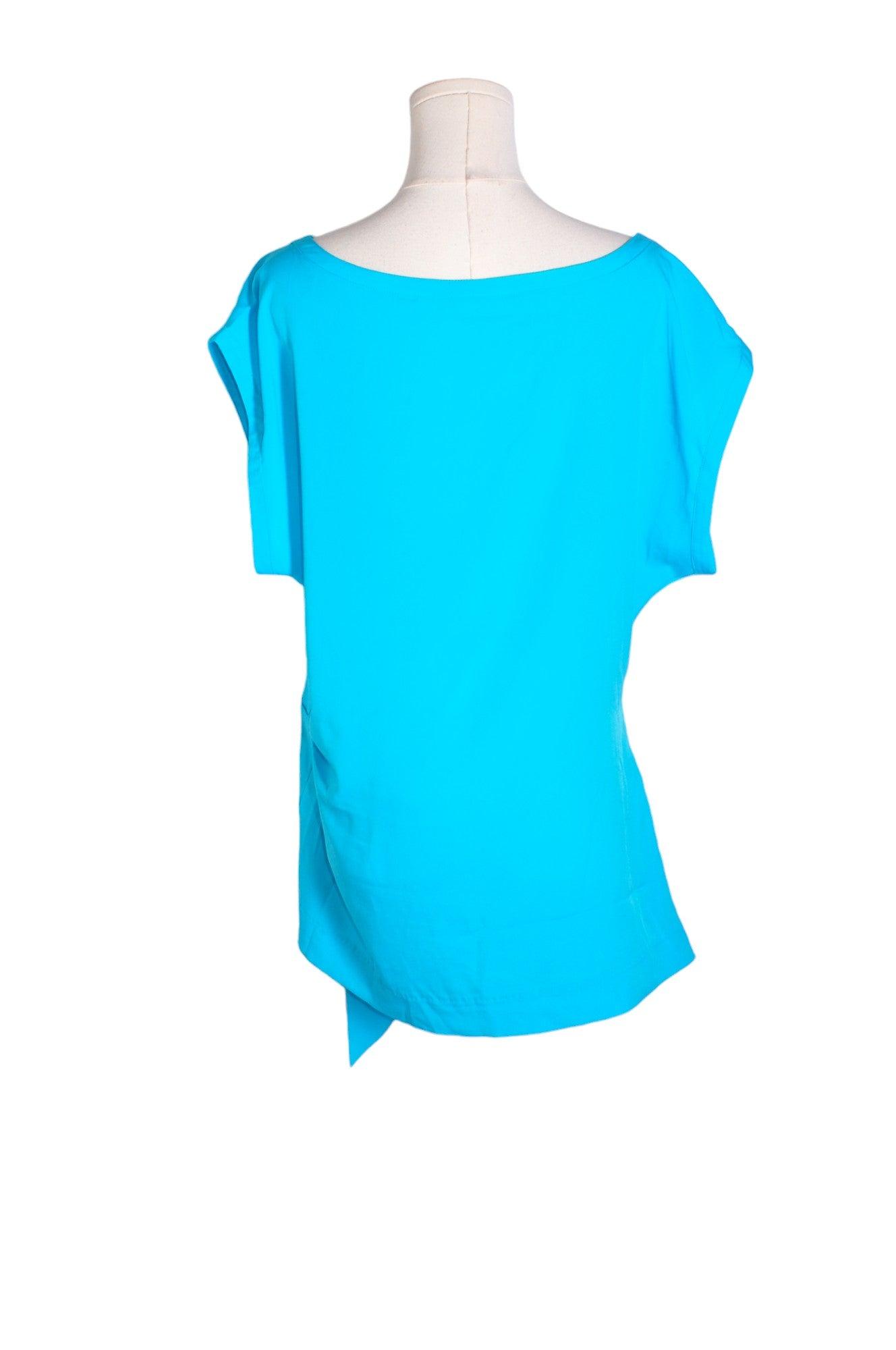 Stylish NEW YORK & COMPANY Women's Regular Fit Blue Blouse - Size XL