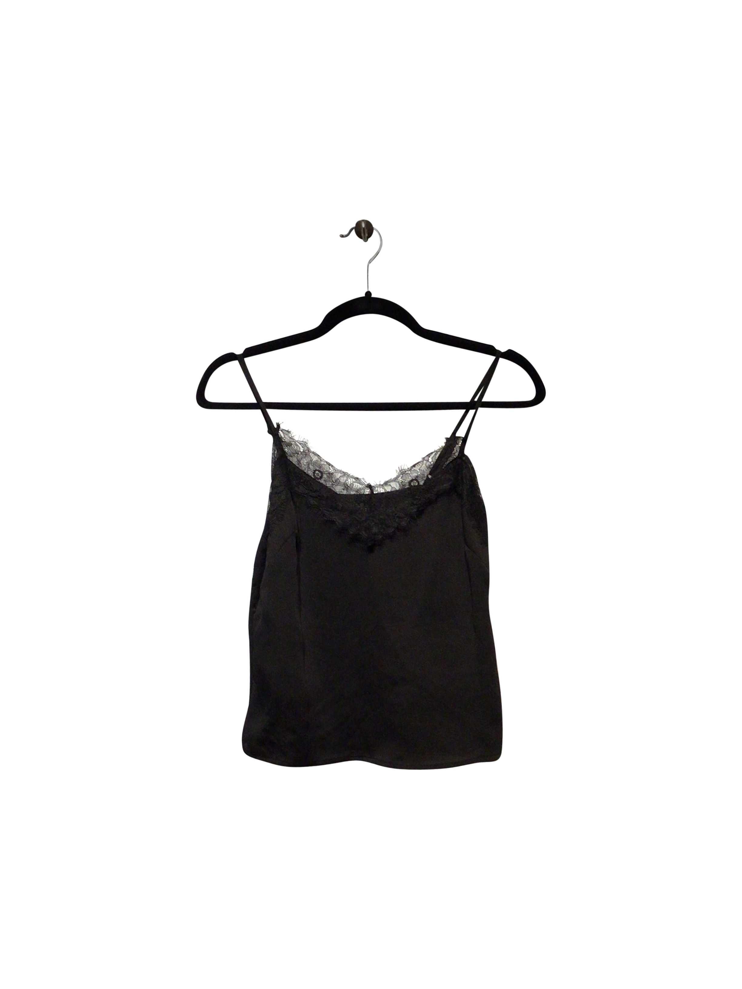 DYNAMITE Stylish Regular Fit Black Tank Top - XXS
