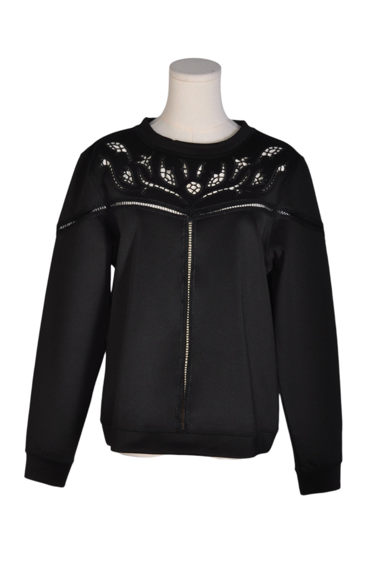 Stylish DEX Women's Black Regular Fit Sweater - Size L