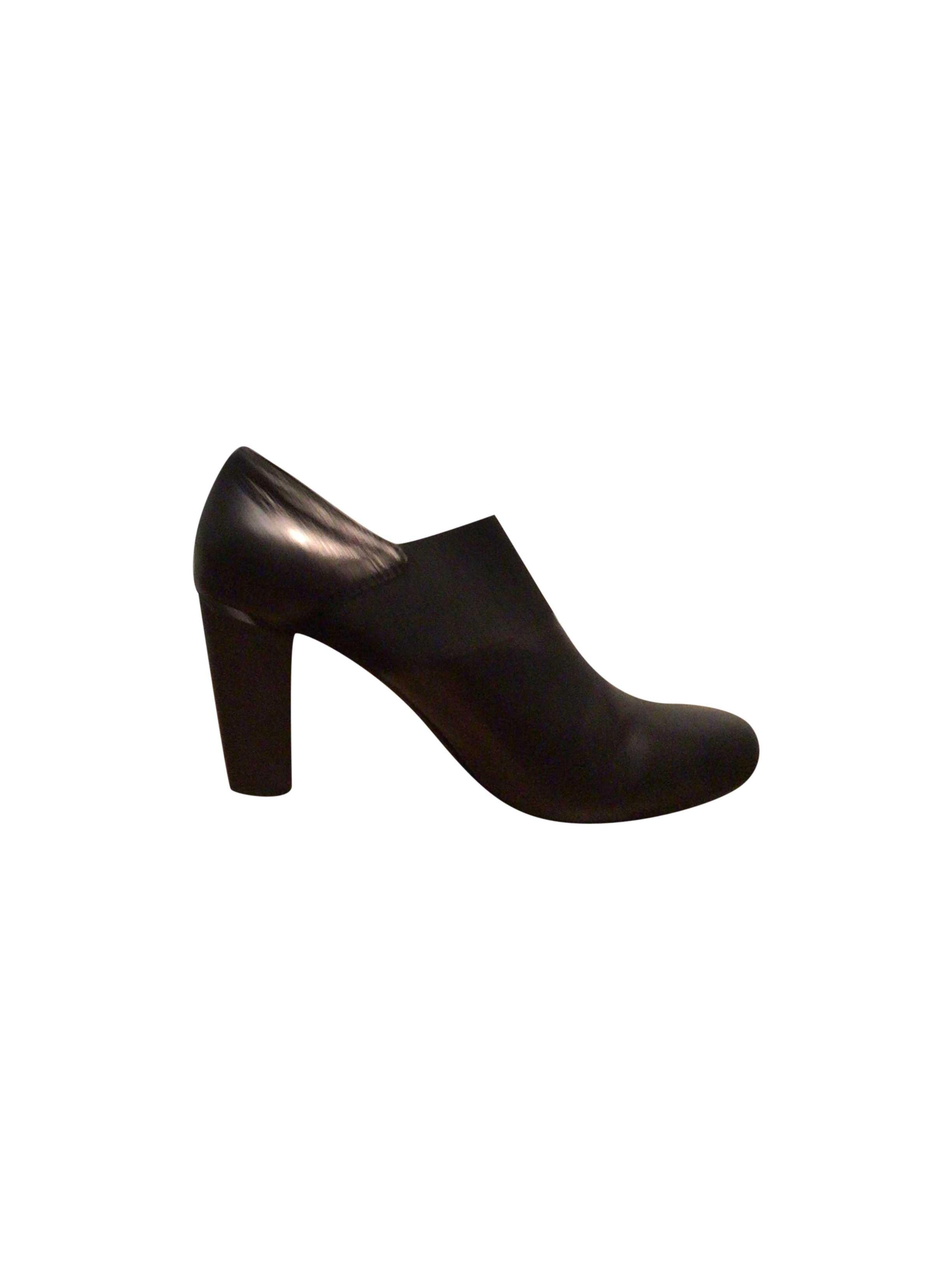 Stylish Black BROWN High Heels - Size 8