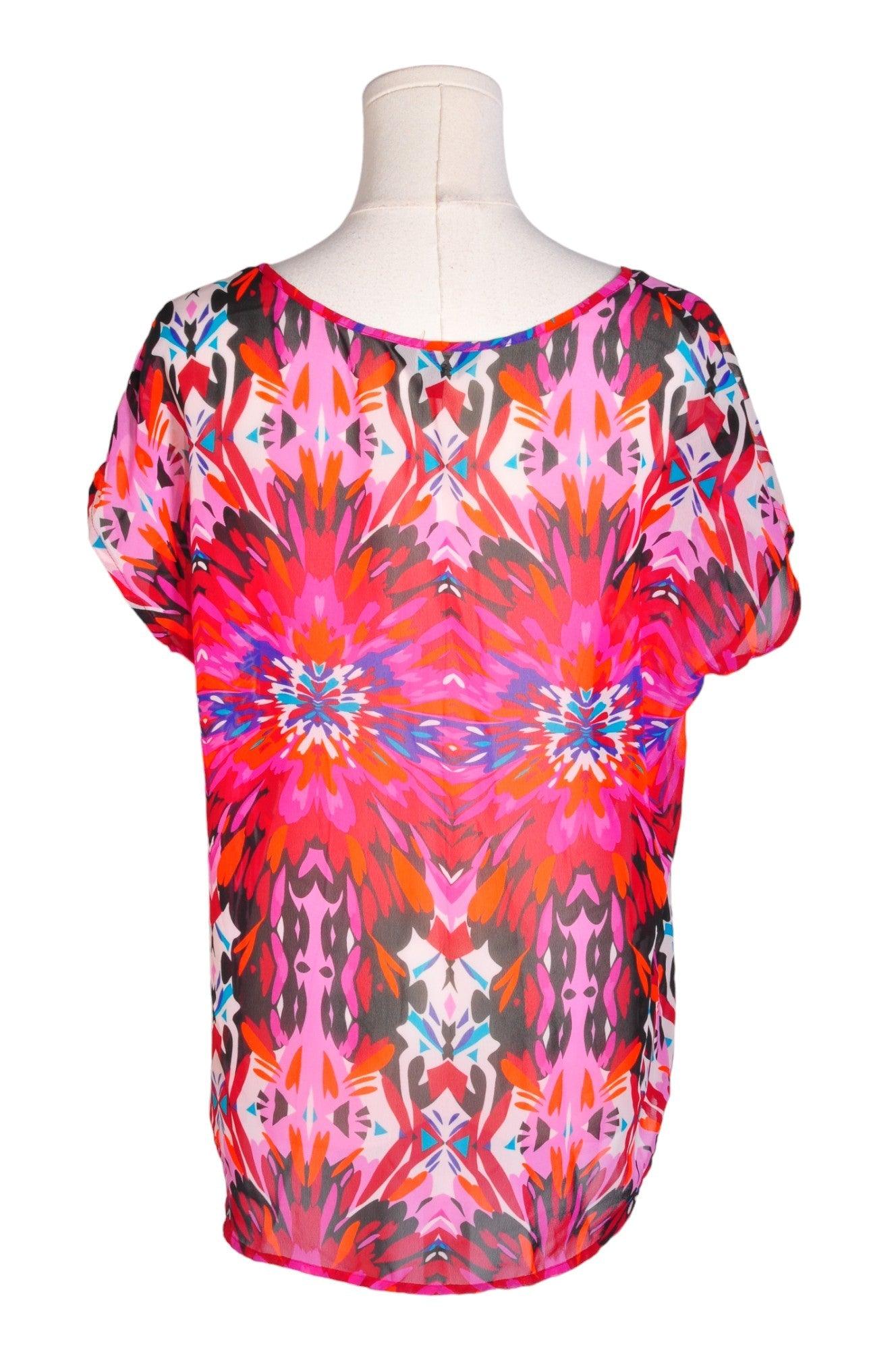 Stylish JESSICA Pink Regular-Fit Women's Blouse - Size 12
