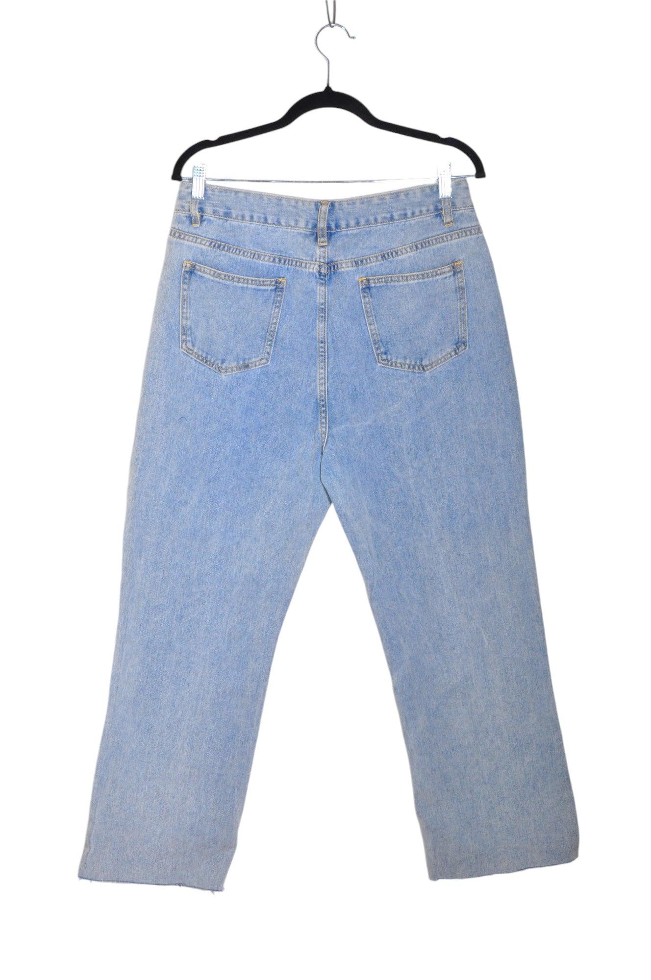 CIDER Women's Blue Regular Fit Straight-Legged Jeans - XL