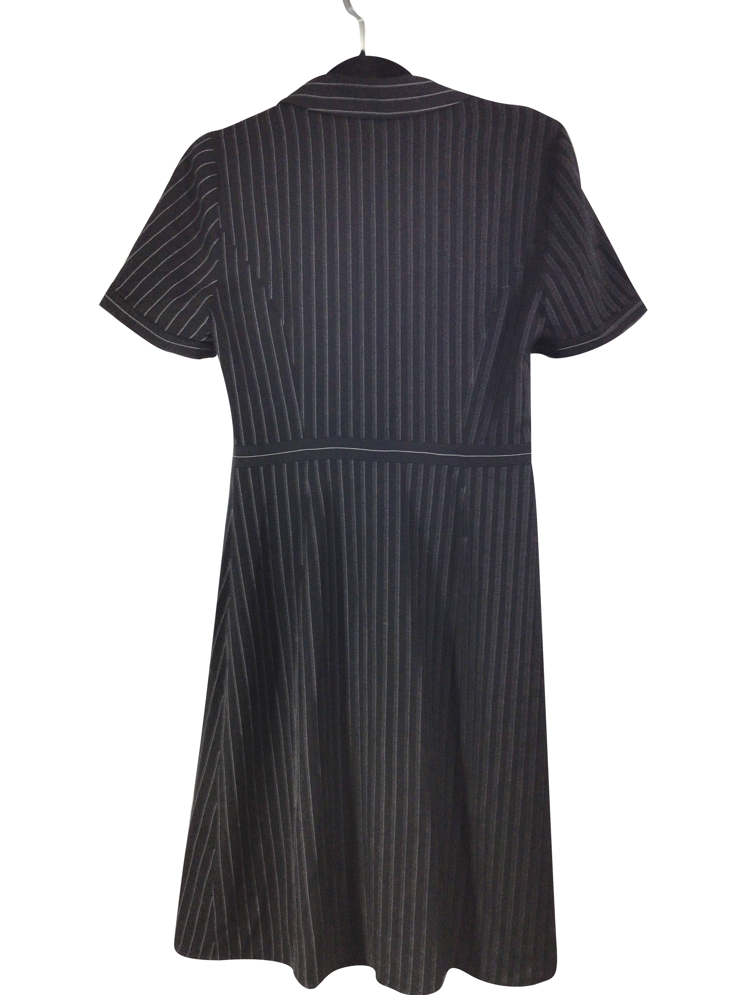 DKNY Stylish Women's Black Regular Fit Midi Dress - Size 4