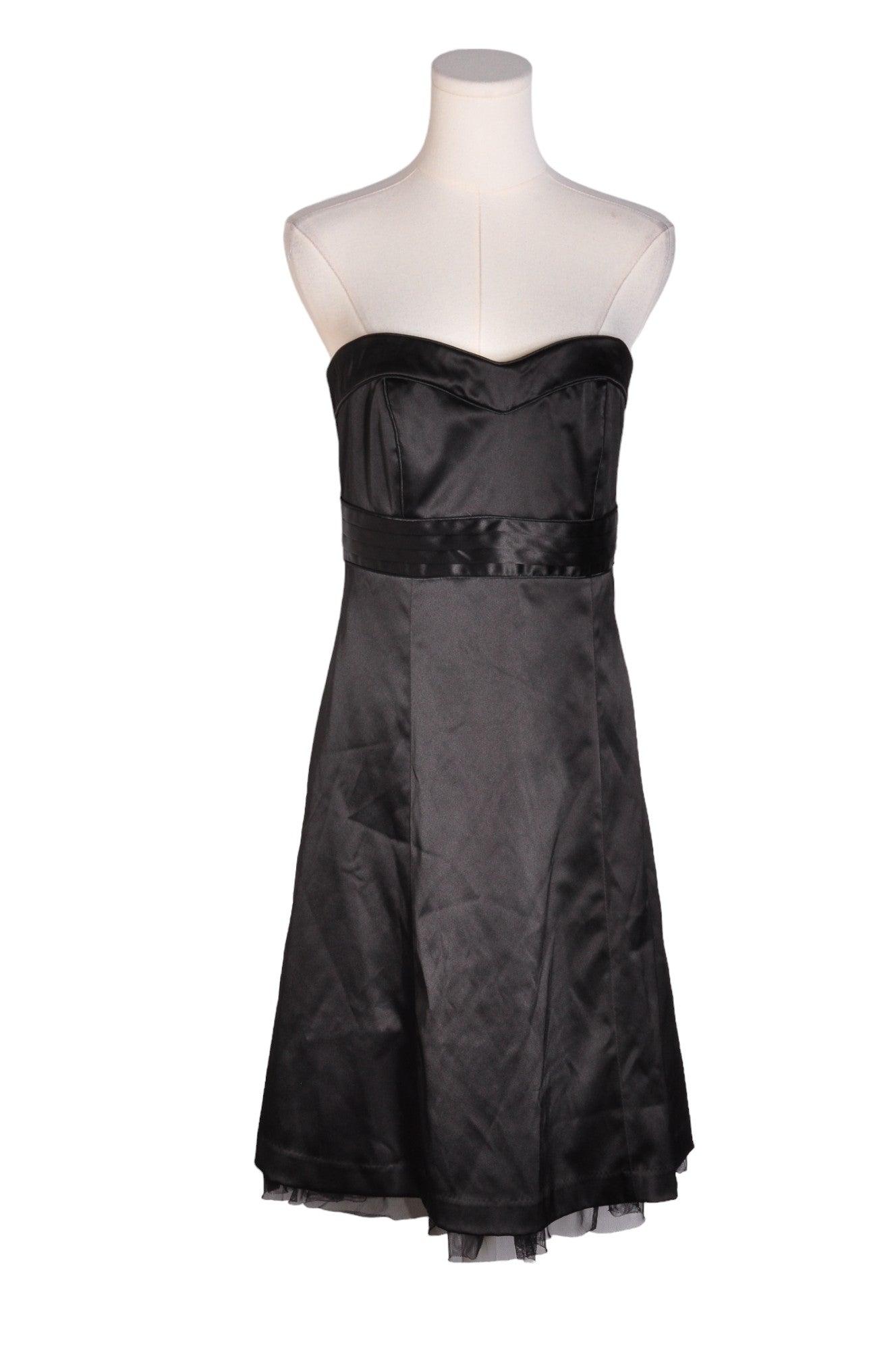 Stylish RW&CO Women's Regular-Fit Black Shift Dress Size 8