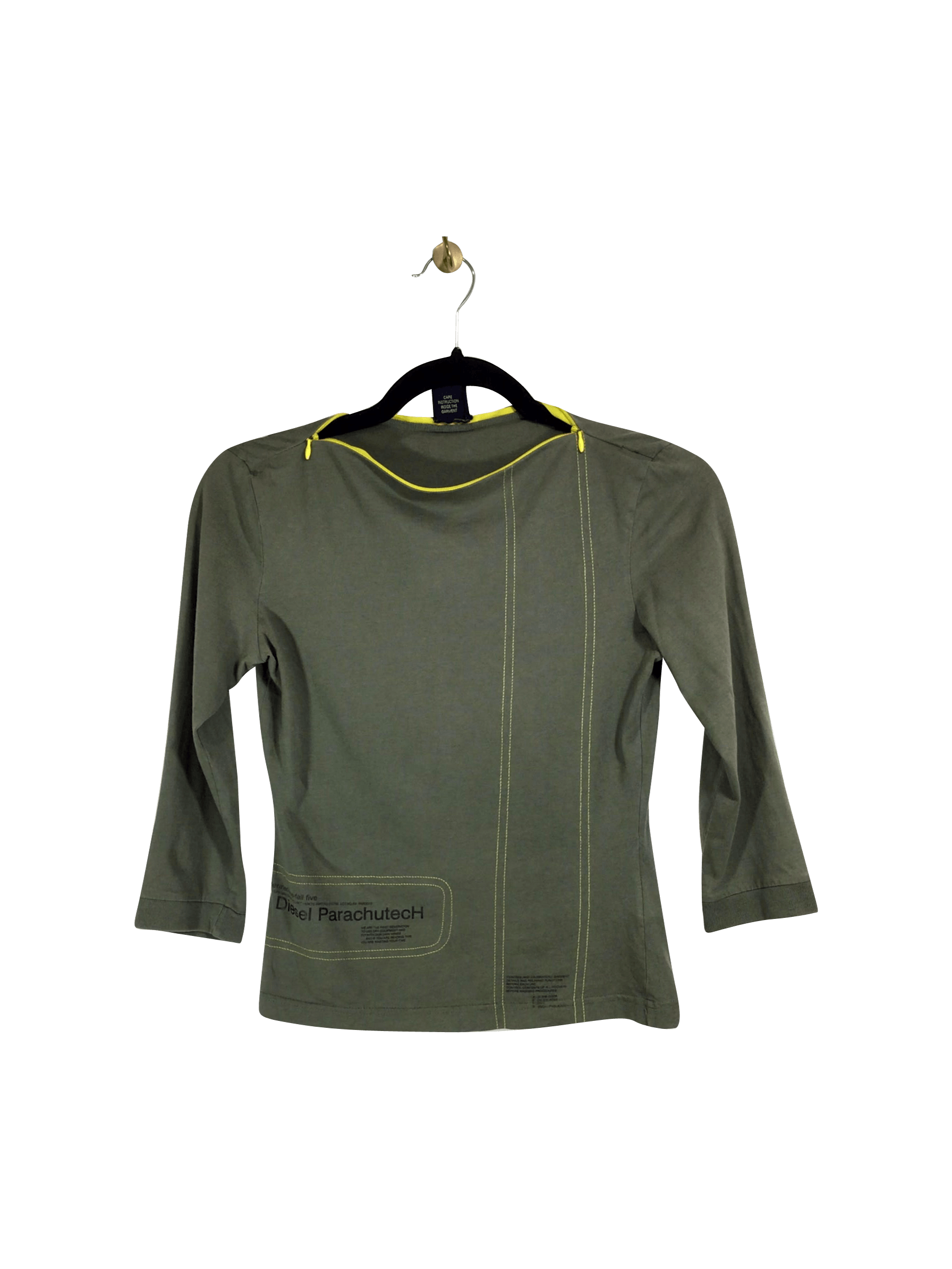 DIESEL Stylish Regular Fit Second - Hand Green T - shirt - Size S