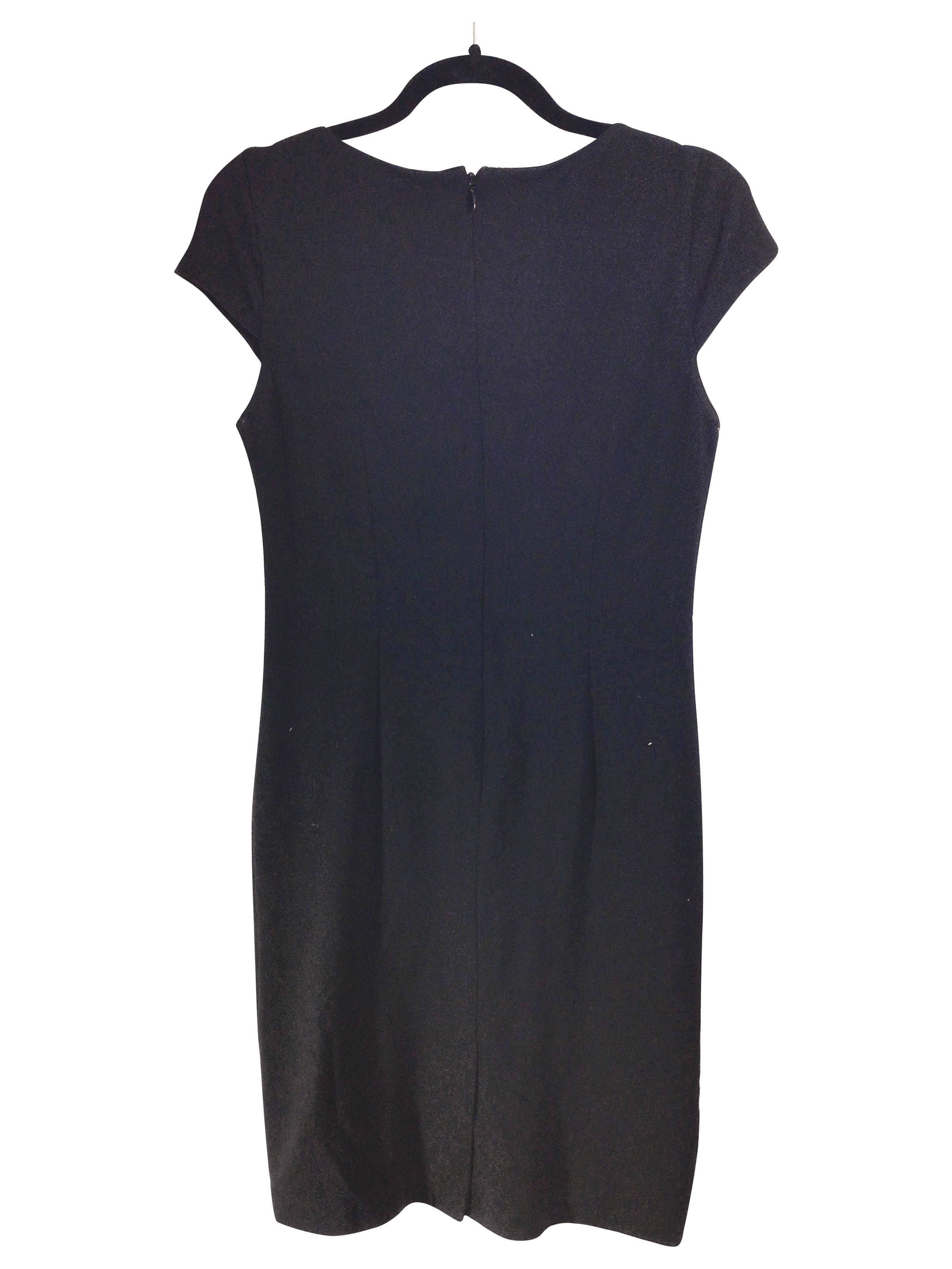 CLEO Women's Stylish Black Regular Fit Drop Waist Dress - Size 8
