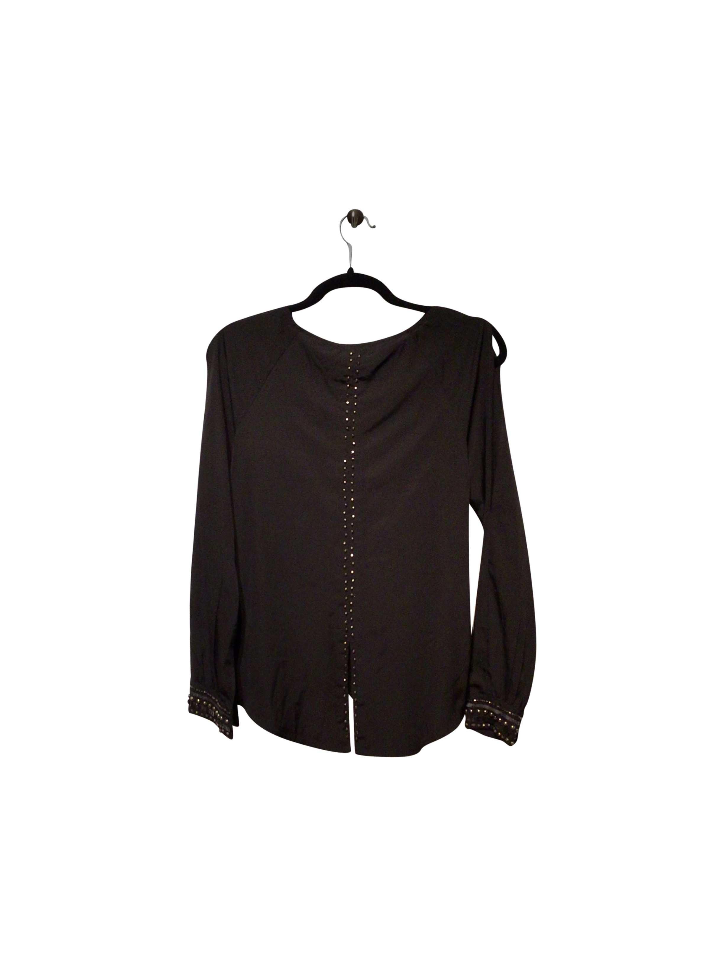 JESSICA SIMPSON Stylish Regular Fit Black Blouse - Size S