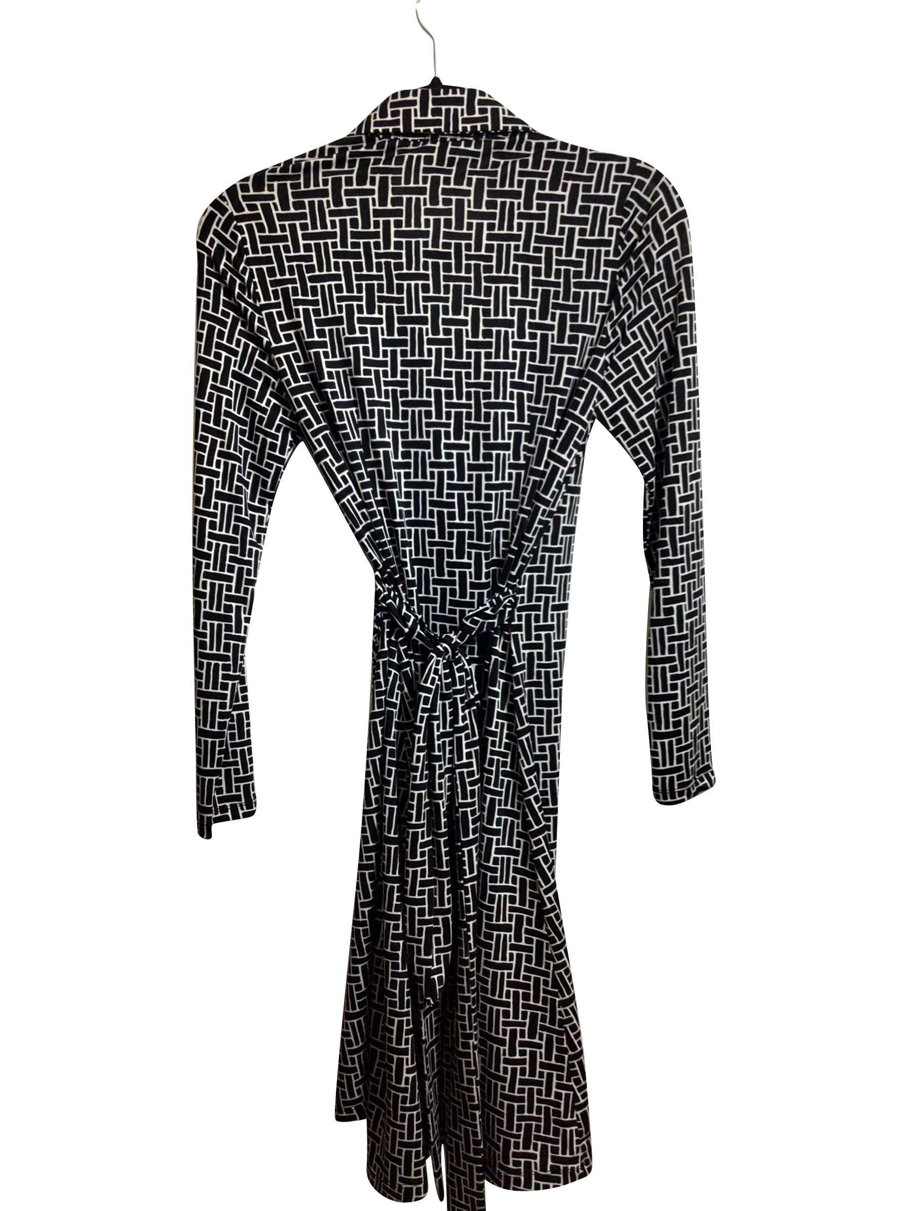 Gorgeous Second - Hand JESSICA Regular Fit Ankle - Length Black Wrap Dress - Size 6