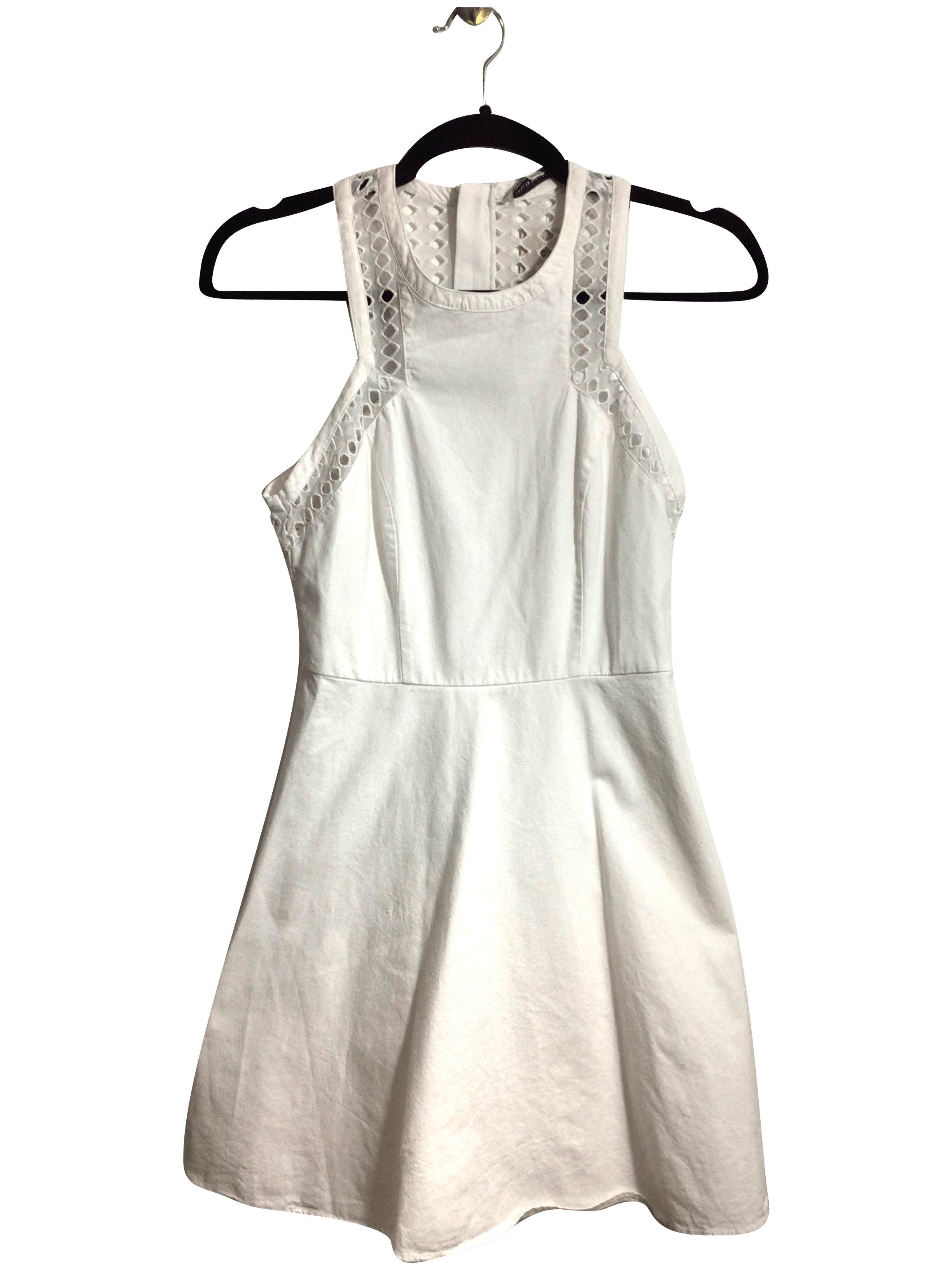 Stylish AMERICAN EAGLE Women's Regular Fit & Flare Dress in White - Size 0