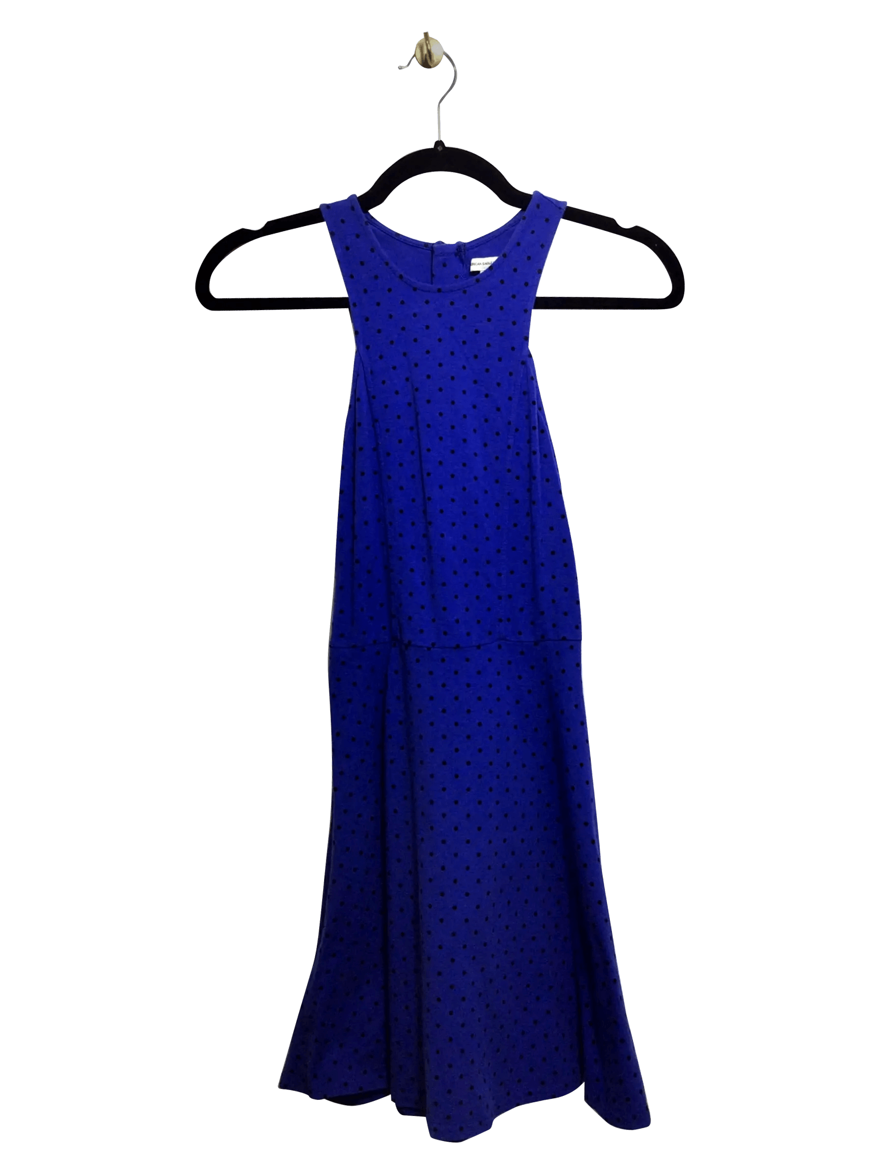 Stunning AMERICAN EAGLE Blue XXS Regular Fit Maxi Dress with Patterns