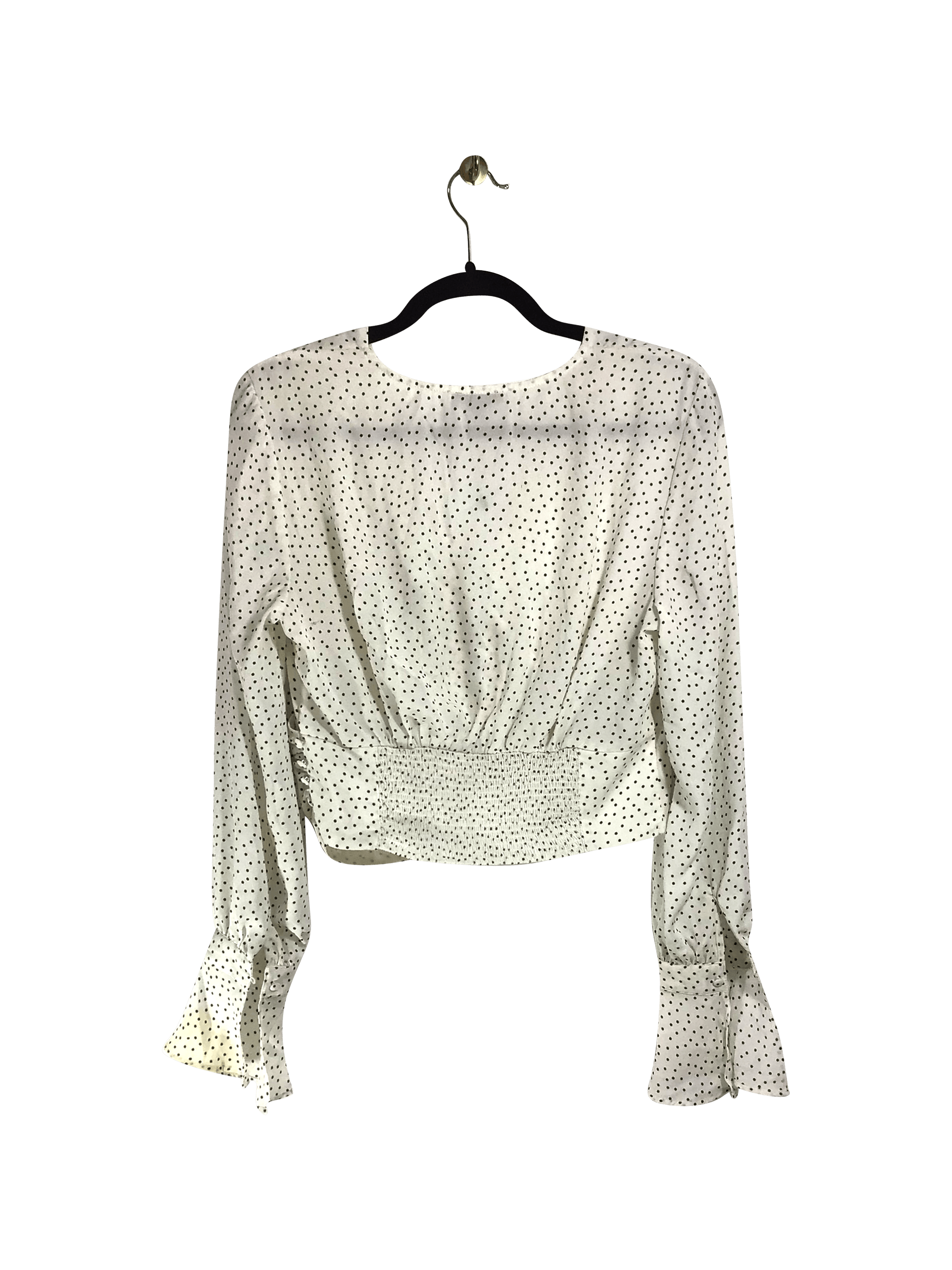 Stylish DYNAMITE Women's White Regular Fit Blouse - Size M