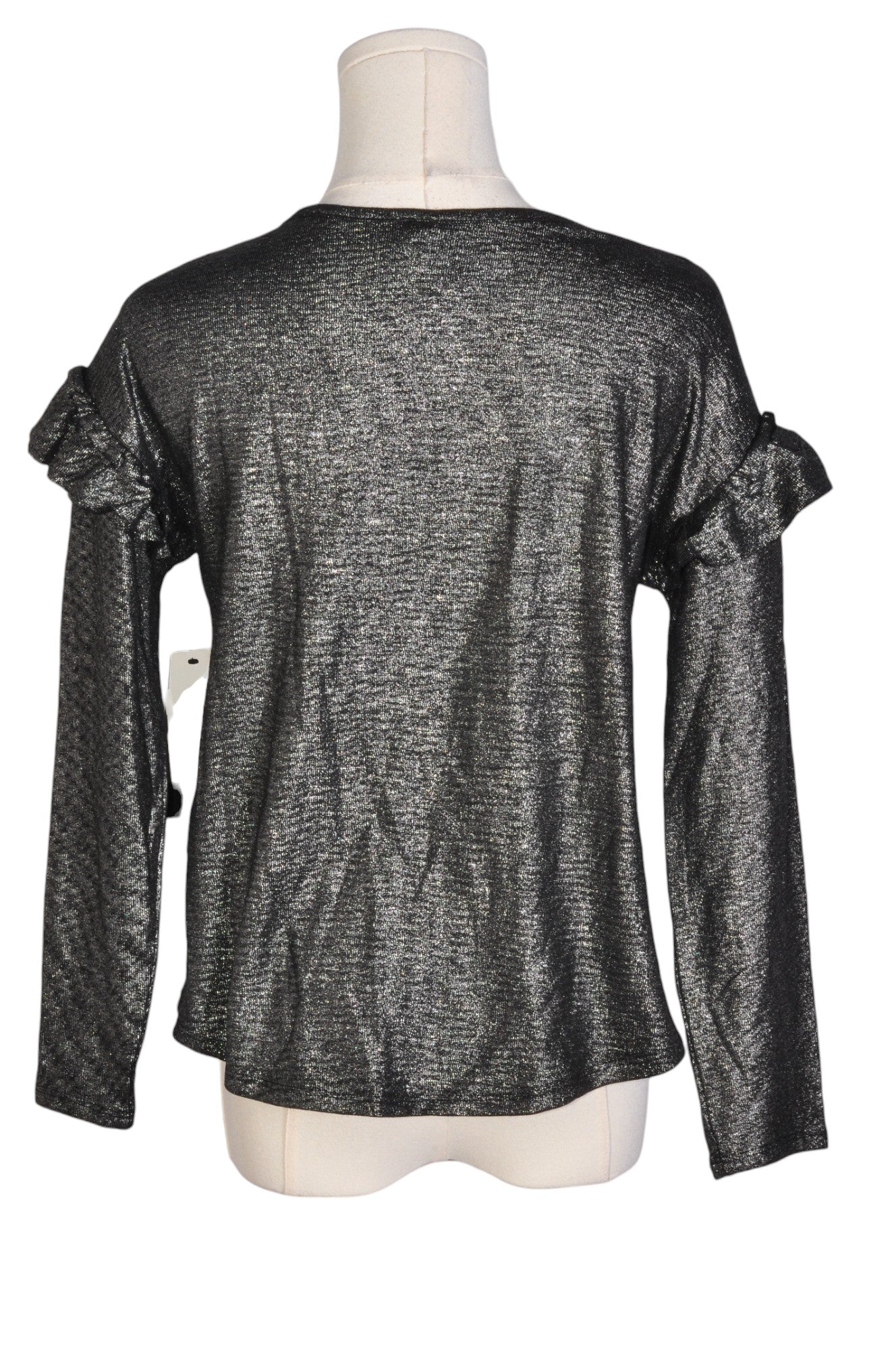 DESIGN LAB Stylish Women's Black Regular Fit Blouses - Size L