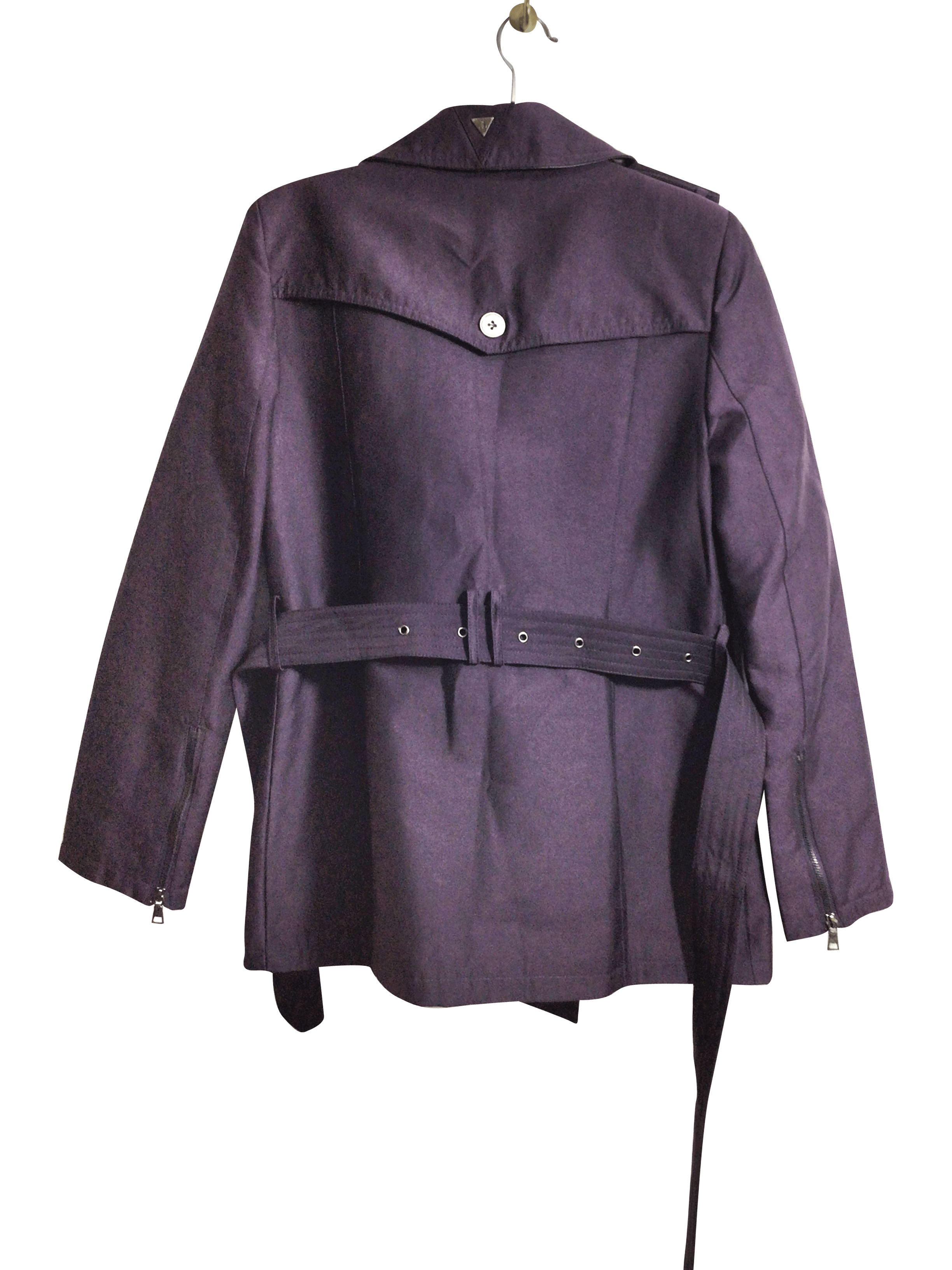 SAM EDELMAN Stylish Purple Regular-Fit Women's Coat - Size M