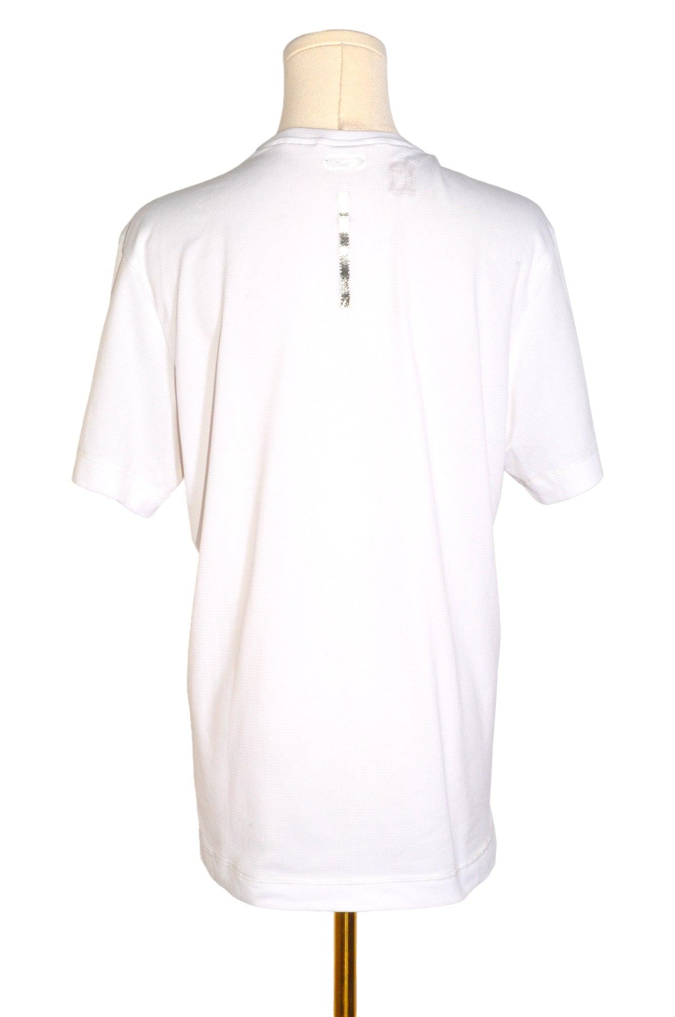 KALENJI Stylish Men's Regular Fit White T-Shirt - Size L