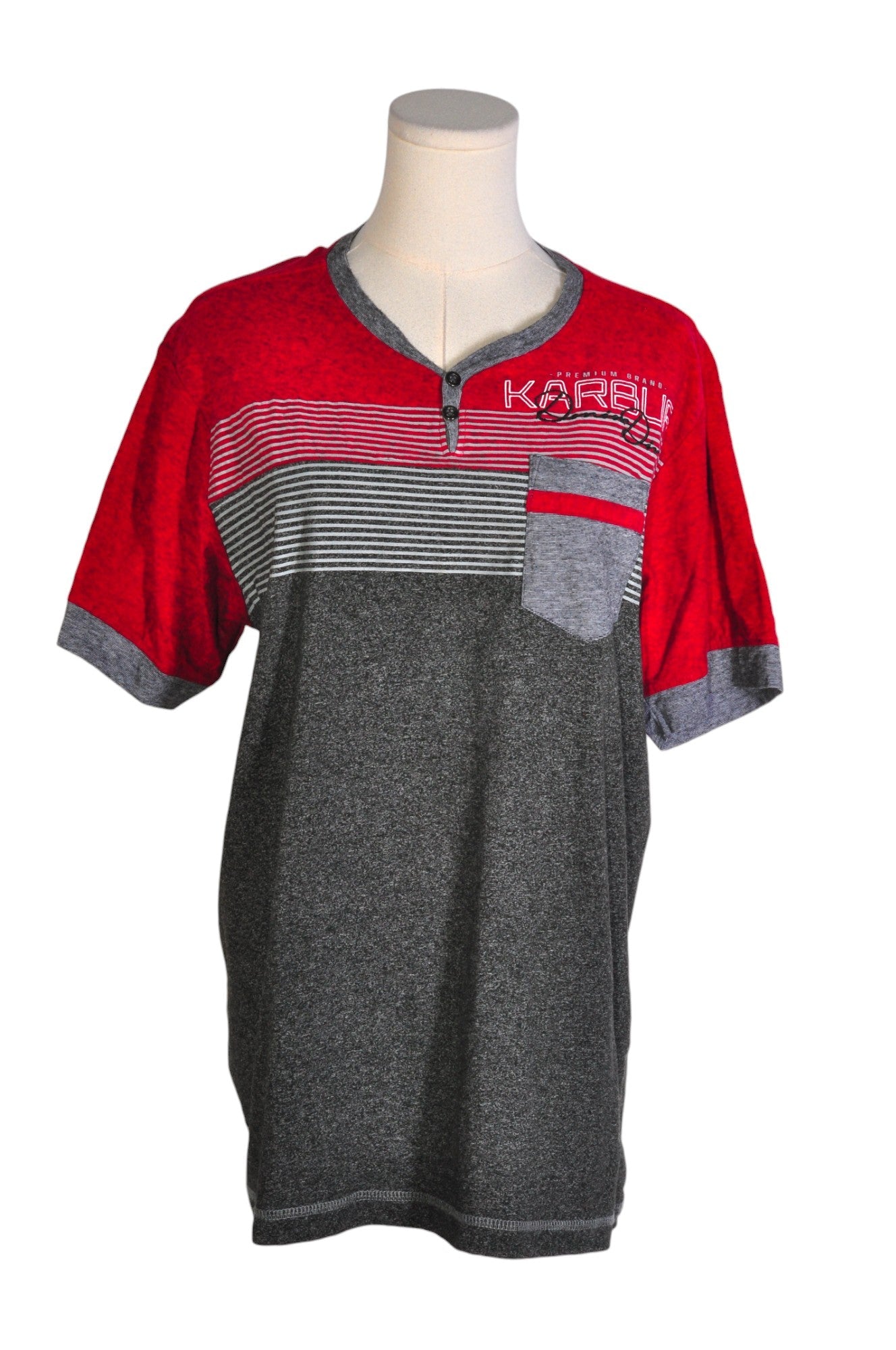 Stylish KARBUR Women's Gray Regular-Fit T-Shirt - Size L