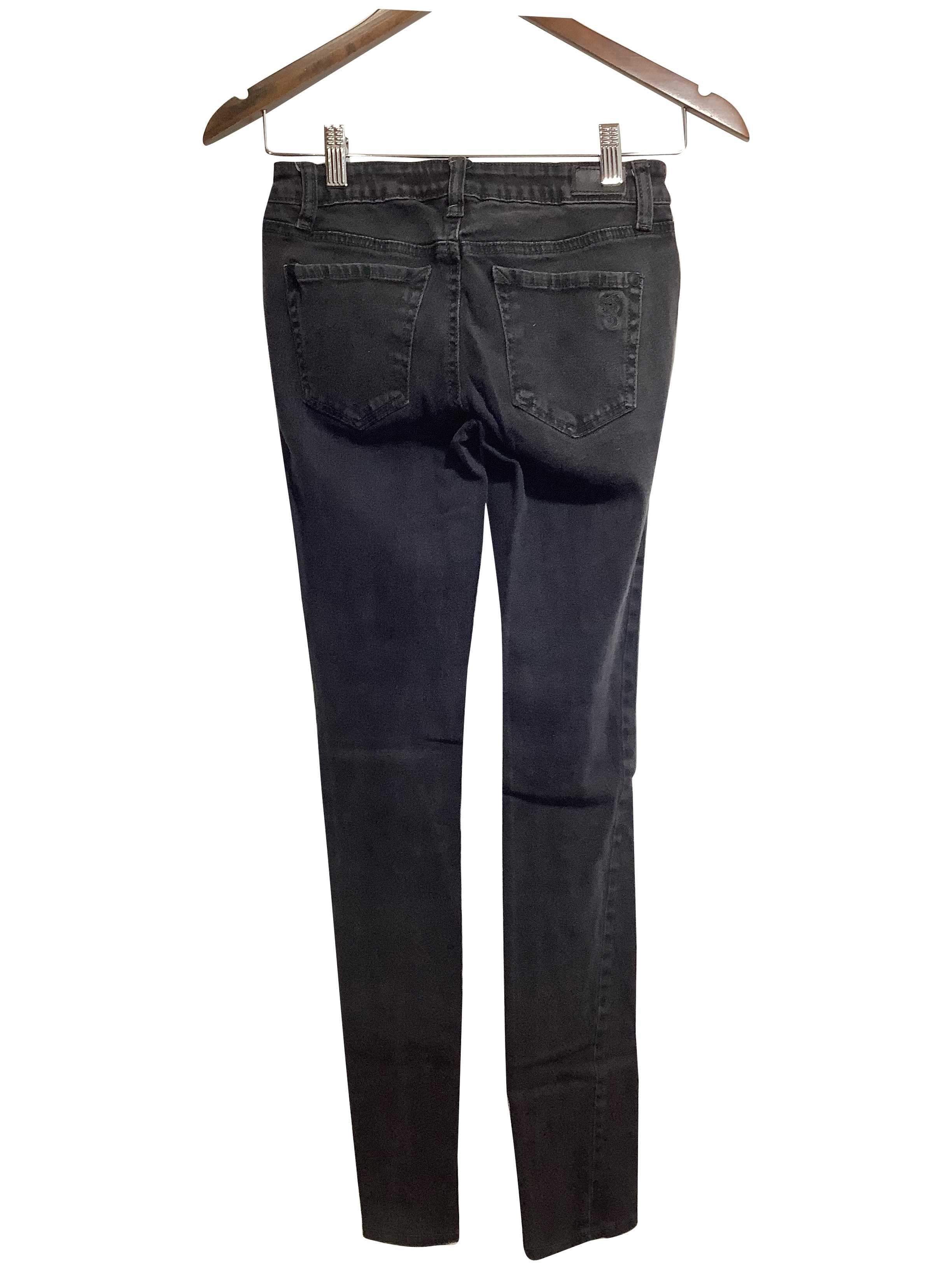 JESSICA SIMPSON Stylish Regular Fit Black Straight - Legged Jeans Size 26