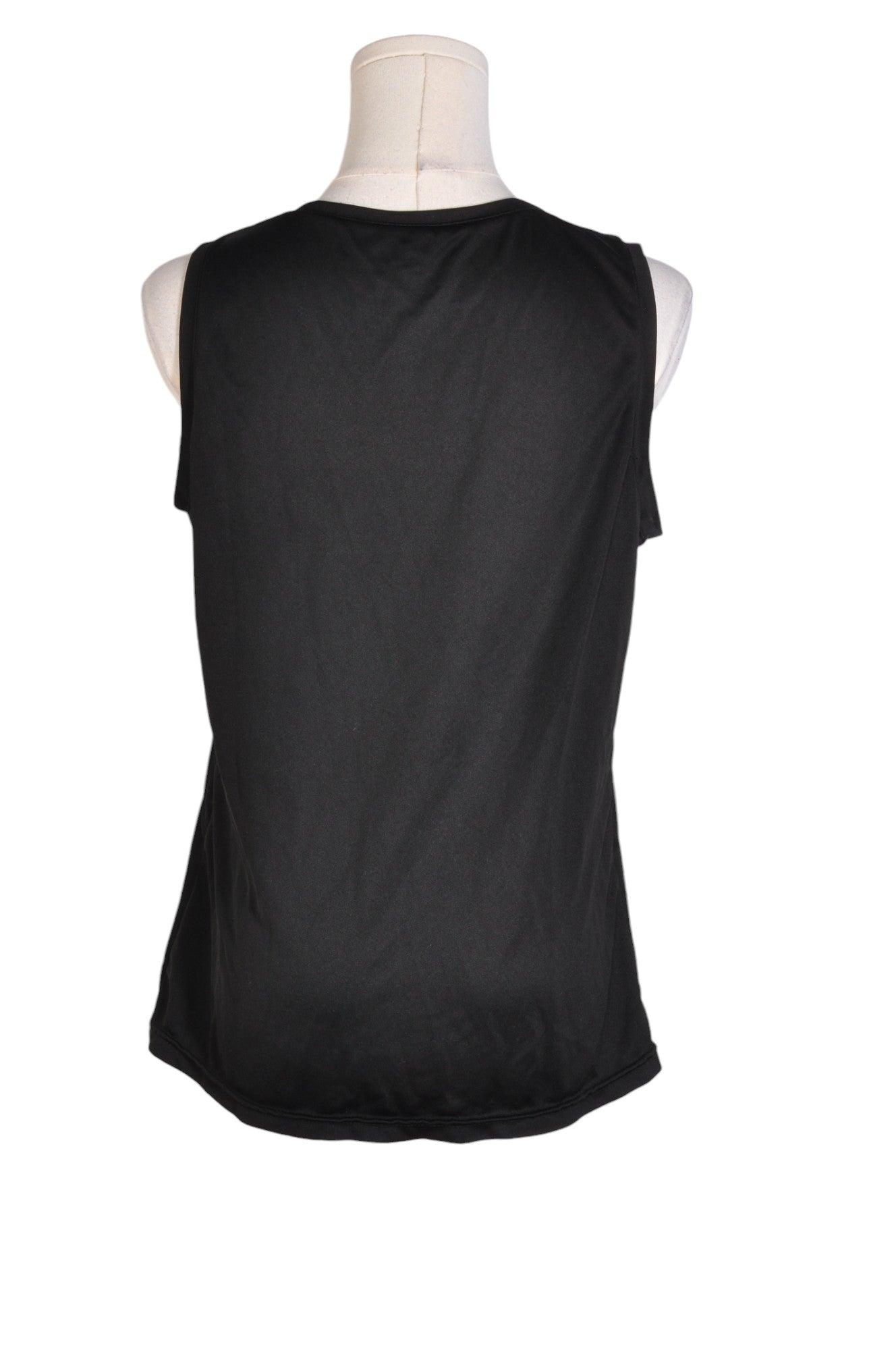 RUSSELL Stylish Women's Black Regular-Fit Tank Tops - Size L