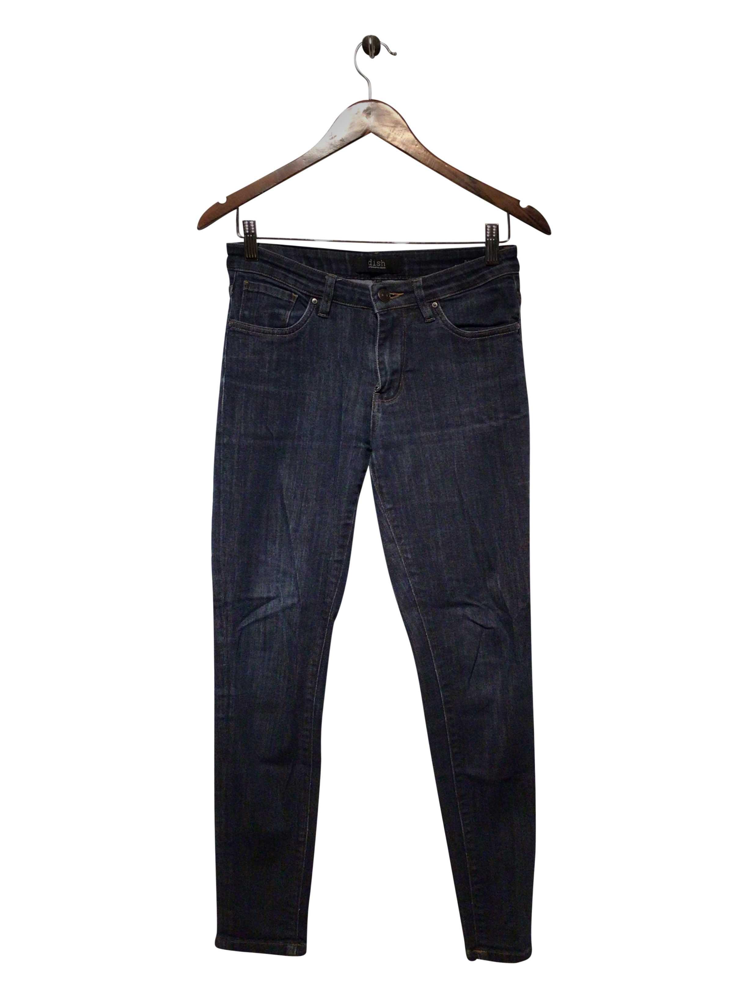 DISH Stylish Regular Fit Blue Straight - Legged Second - Hand Jean - Size 26x28