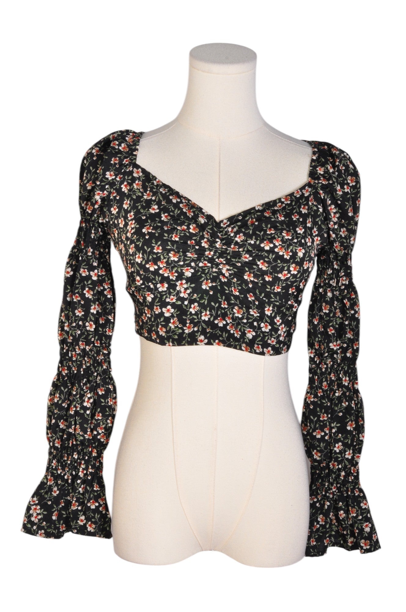 DEE Stylish Women's Black Regular-Fit Crop Tops - Size S