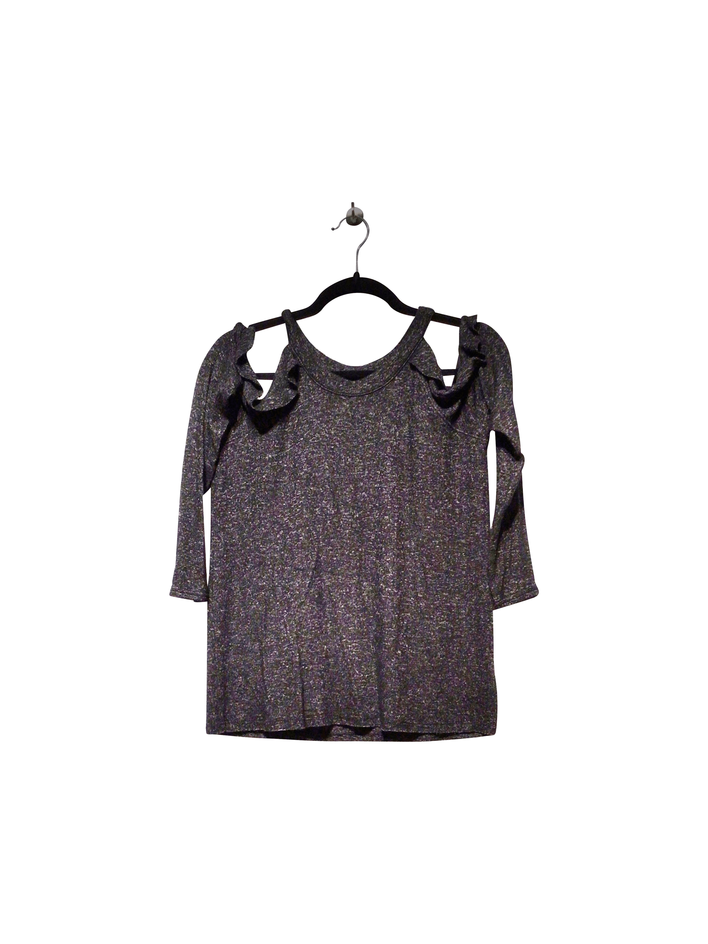 Stylish AMERICAN EAGLE Gray Regular Fit Blouse - Size XS