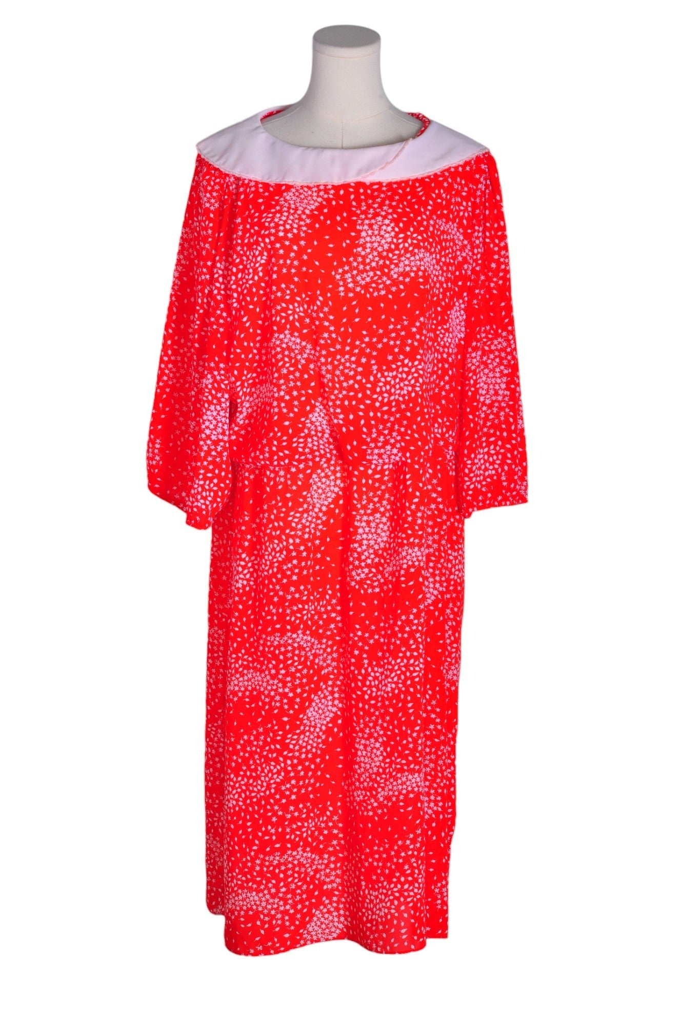 Gorgeous JENNY Women's Orange Maxi Dress - Regular Fit, 3XL Size