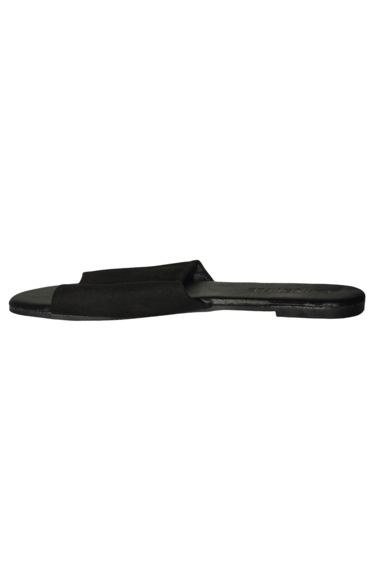 Stylish MY STYLE Women's Black Regular-Fit Sandals in Size 7